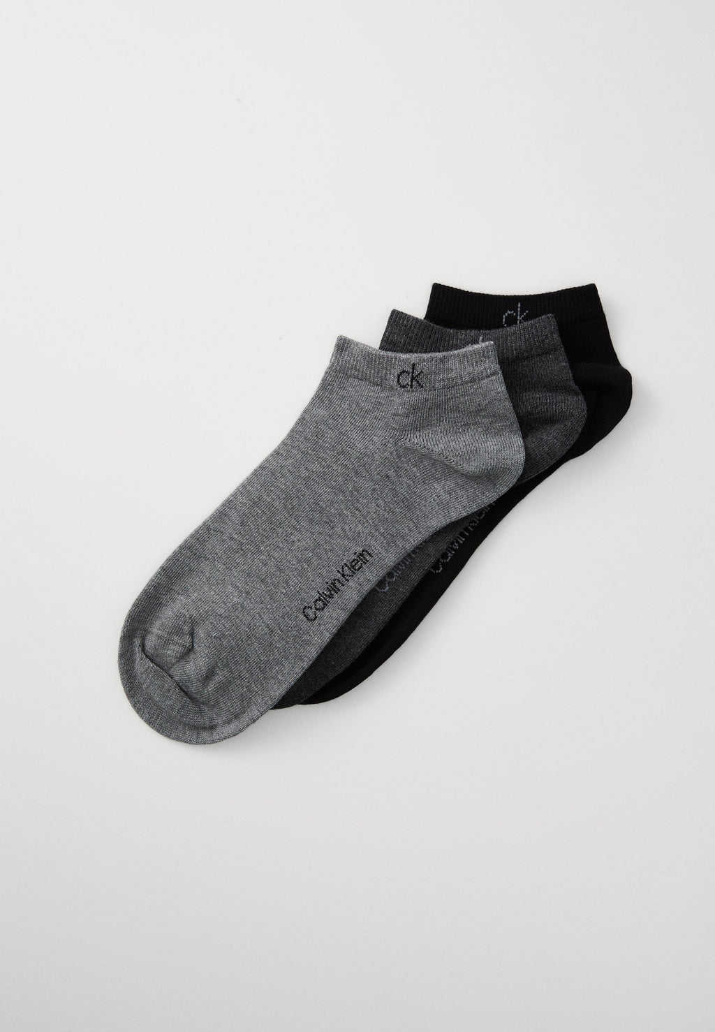 MEN 3 PACK - Sneaker socks - grey melange