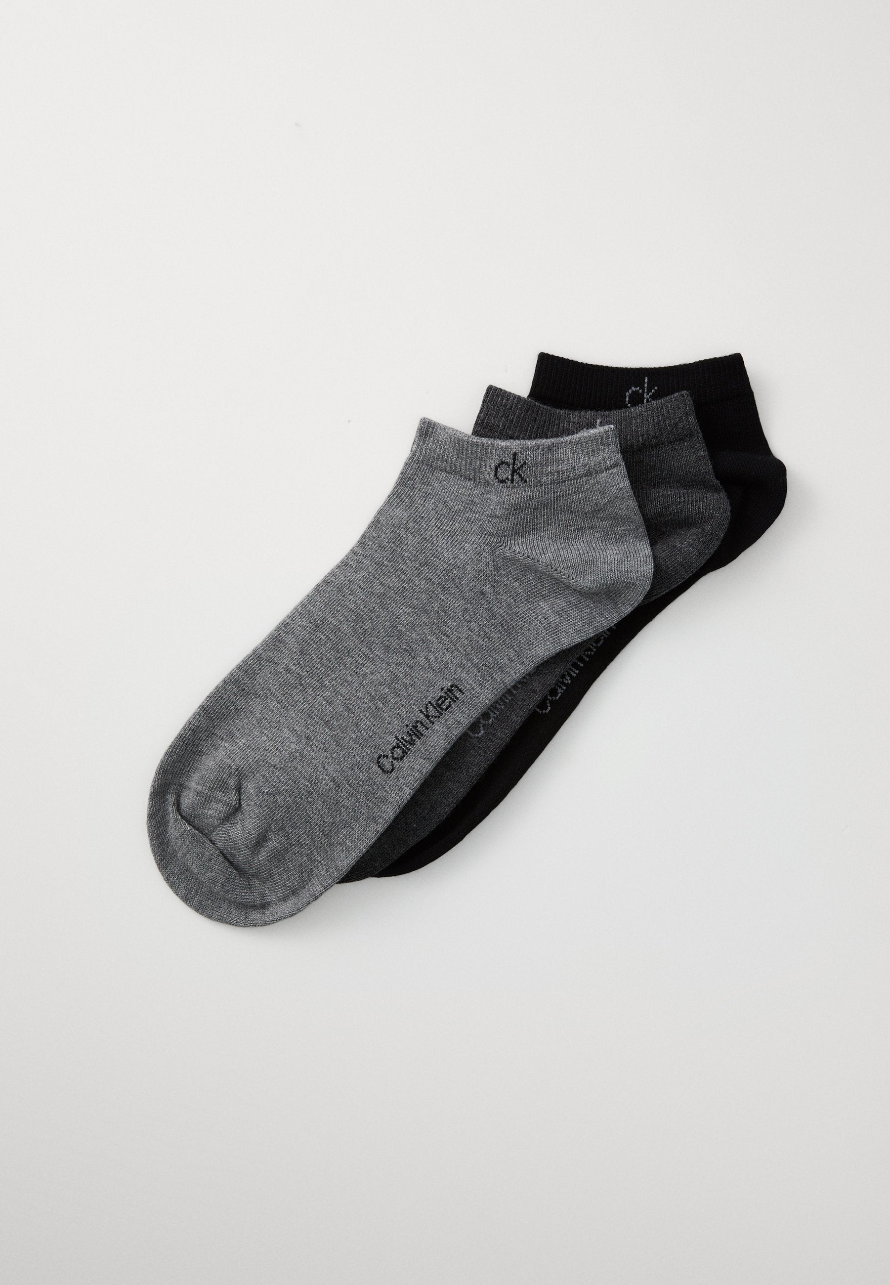 MEN 3 PACK - Sneaker socks - grey melange