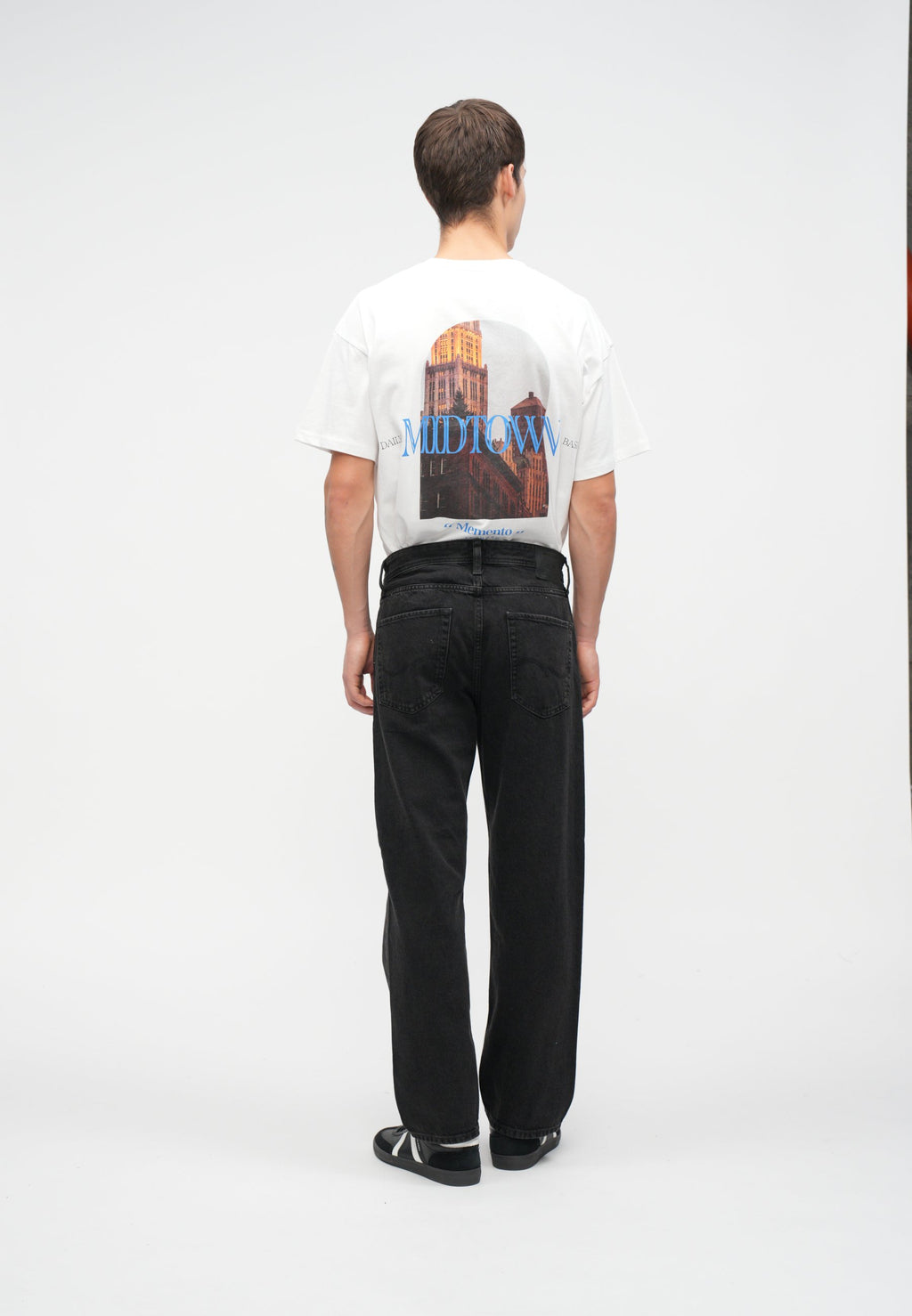 JJIEDDIE JJORIGINAL Loose Fit High Rise - Relaxed fit jeans - black denim