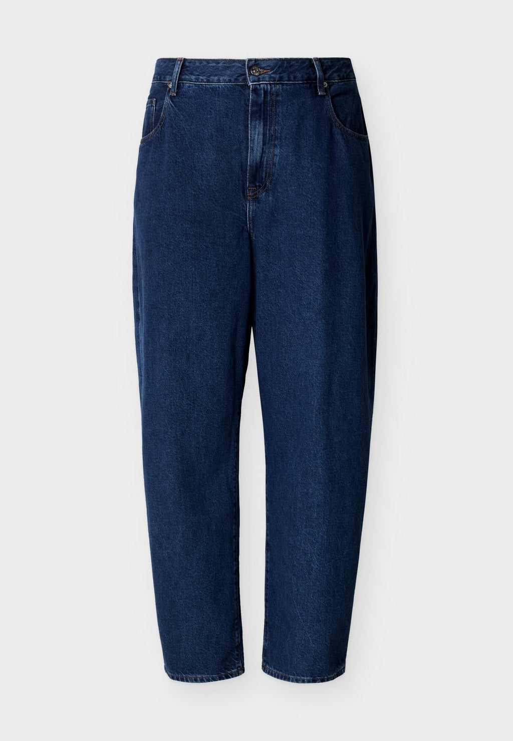 CURVE HIGH RISE TAPERED BARREL LEG JEANS - Loose Jeans - emi