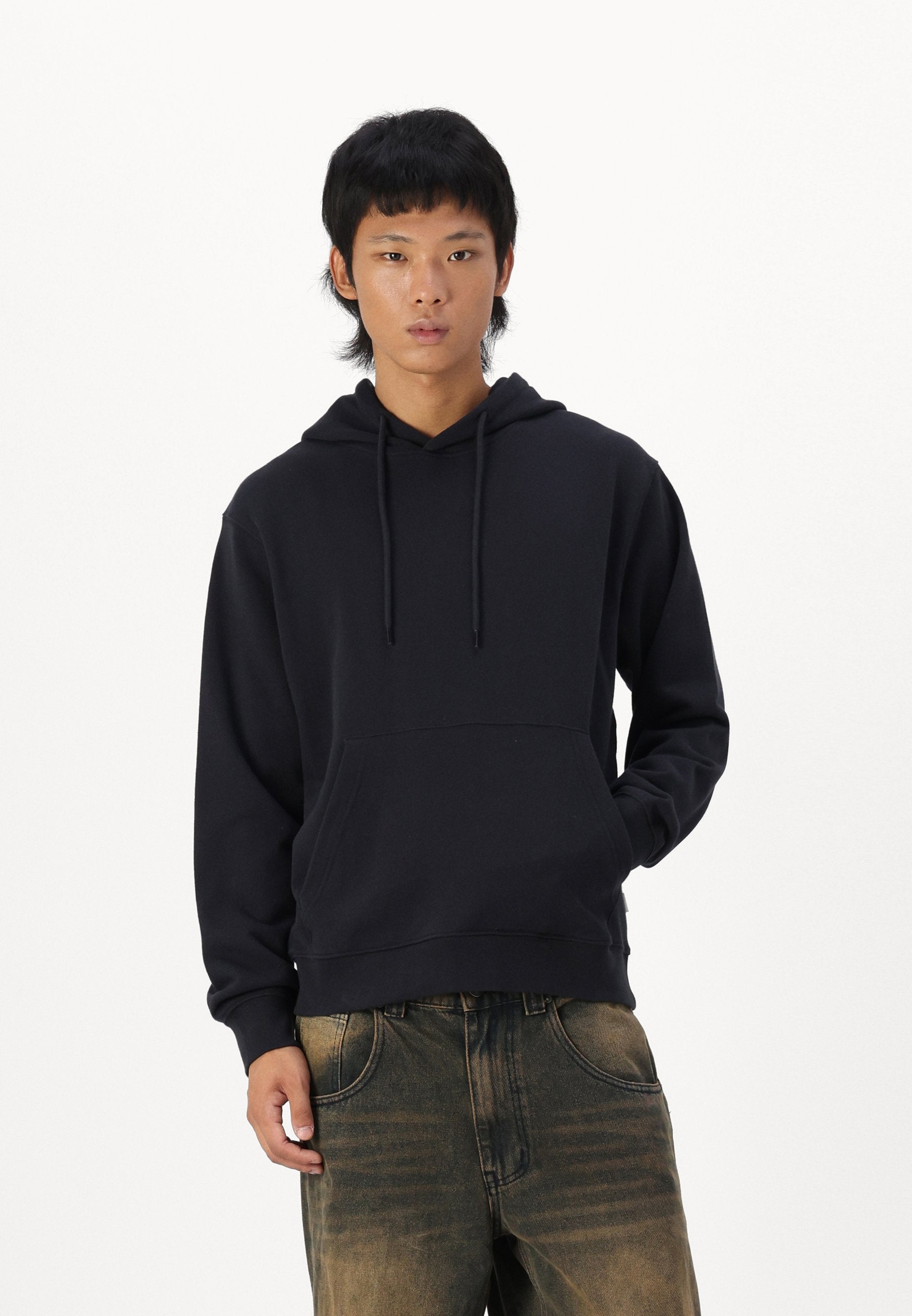 Plain - Hoodie - dark navy