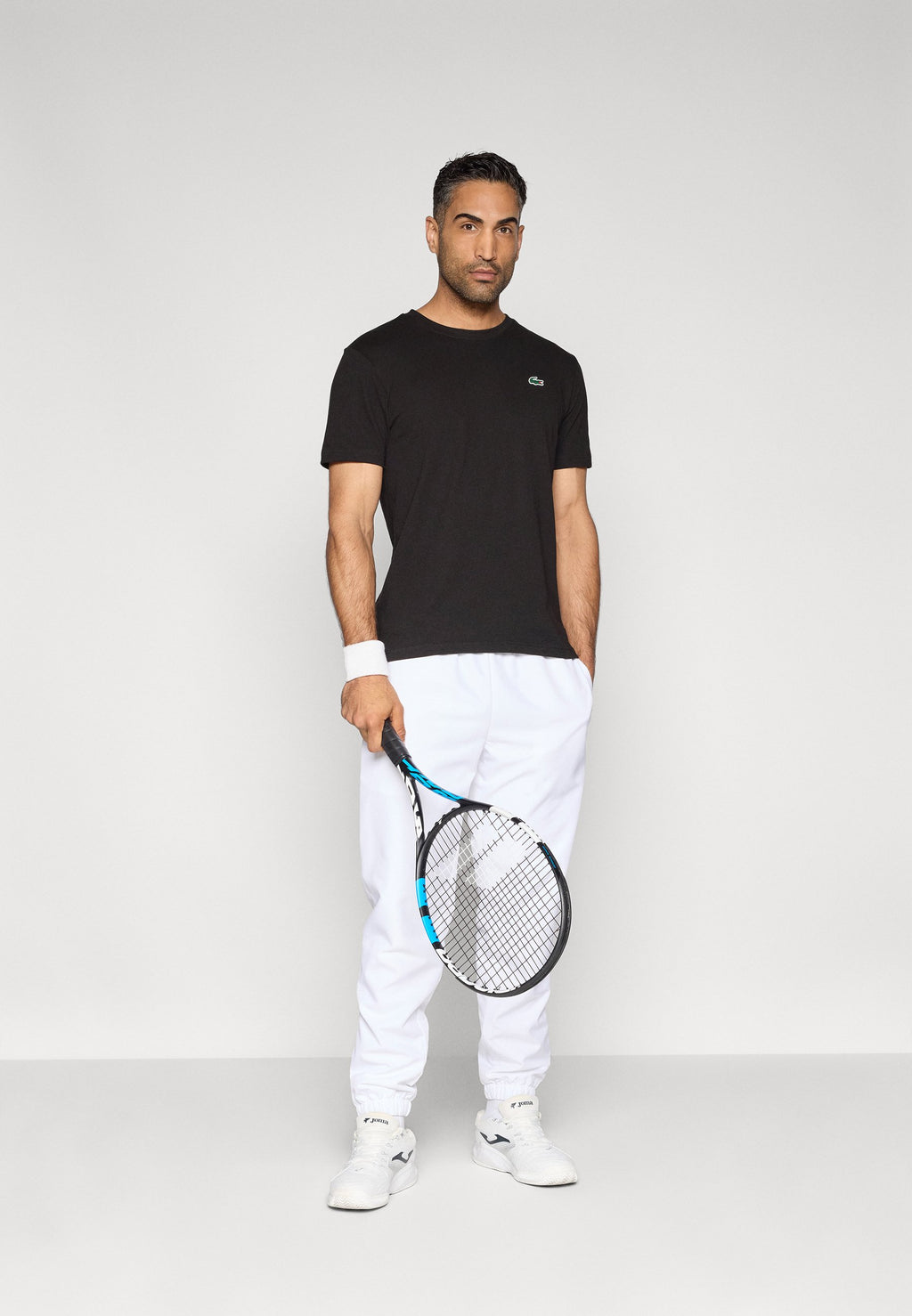 DOUBLE CROC - T-shirt de sport - noir/mâche