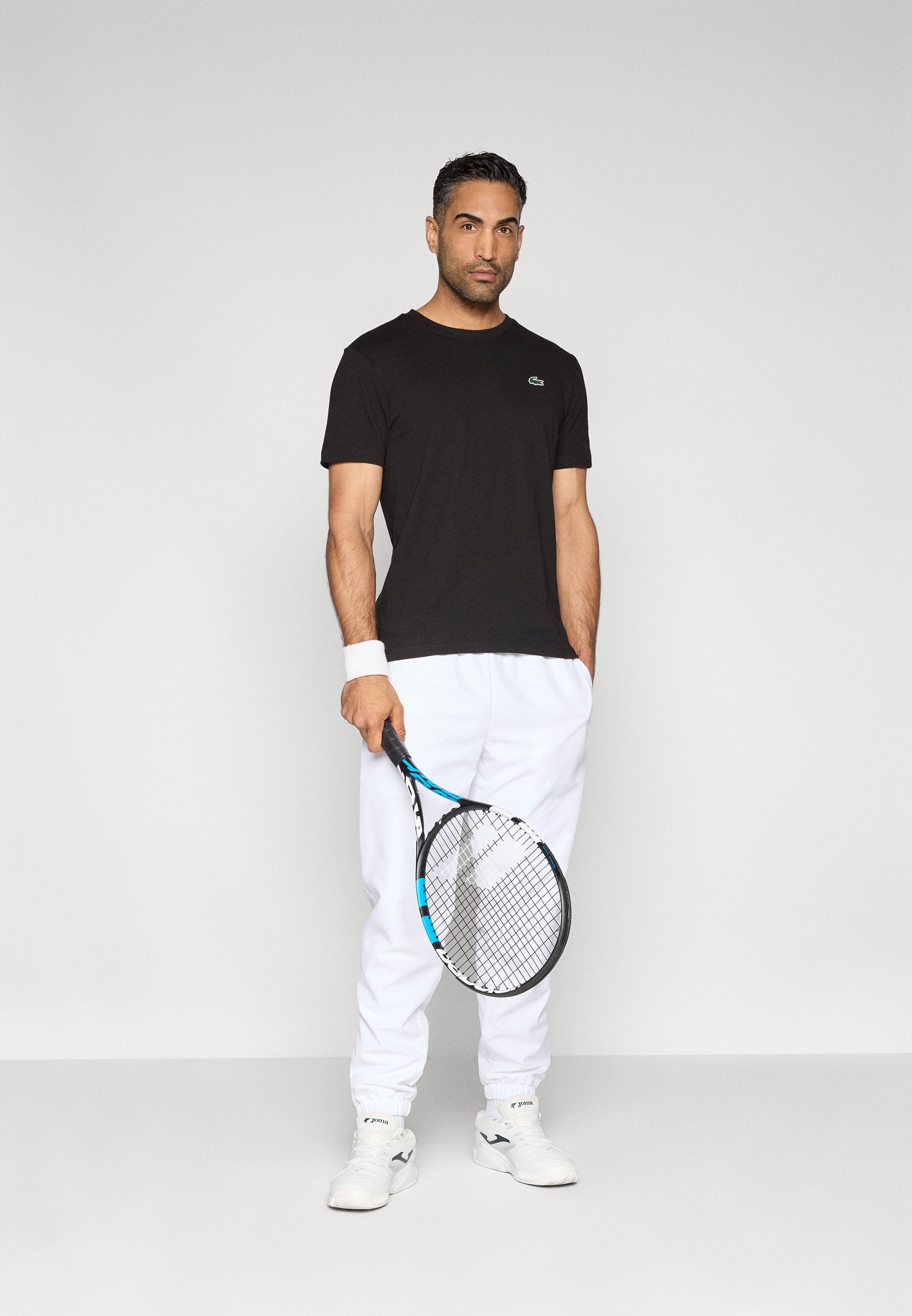 DOUBLE CROC - T-shirt de sport - noir/mâche