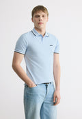 PAUL - Polo shirt - open blue