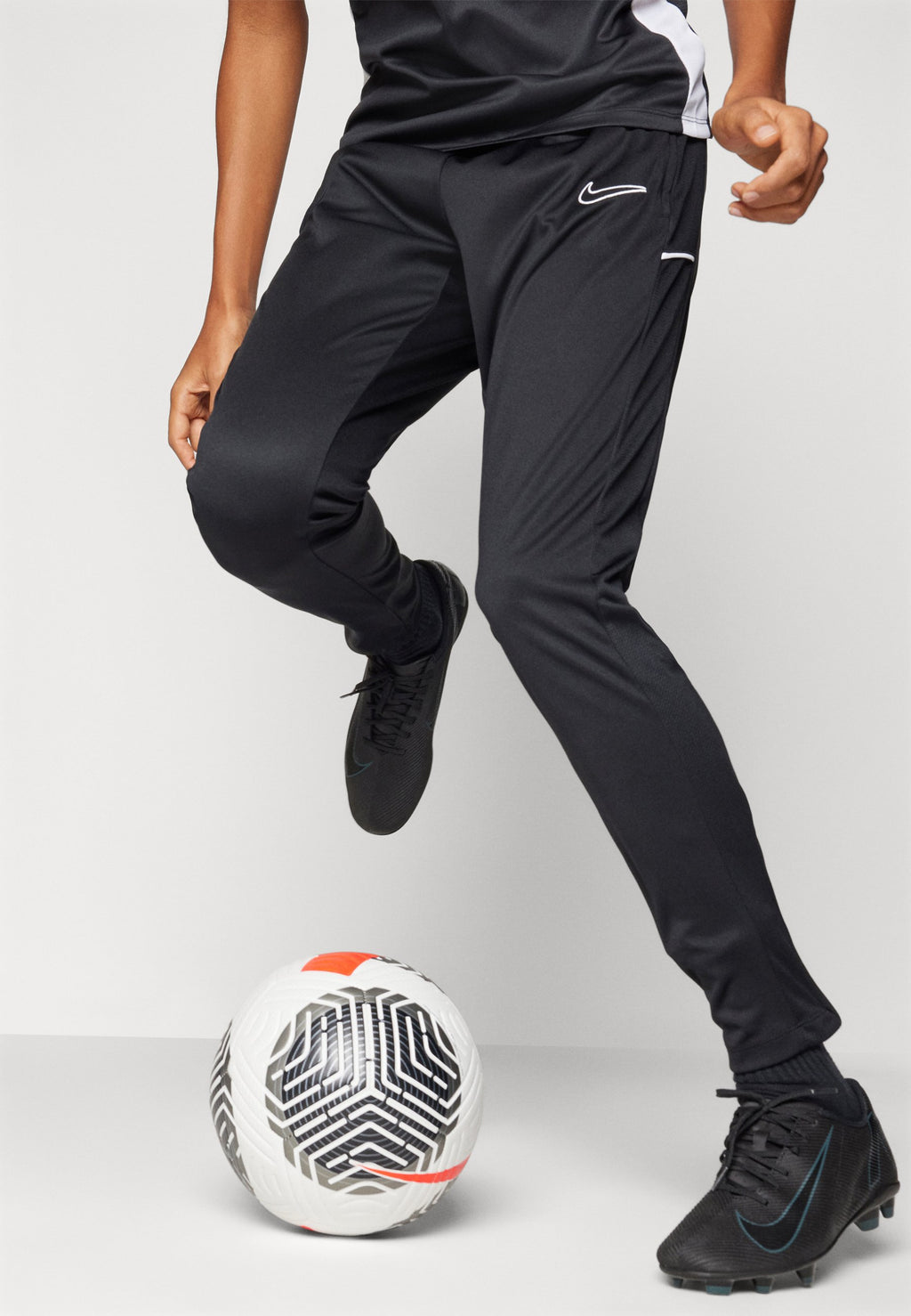 PANT - Tracksuit bottoms - black/white