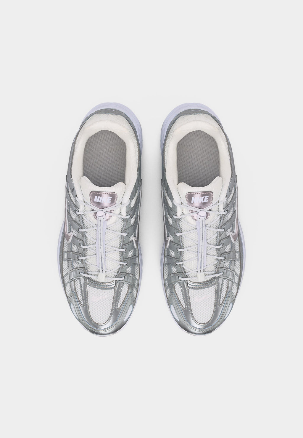 P 6000 UNISEX - Spor Ayakkabı - white/vast grey/metallic silver-coloured
