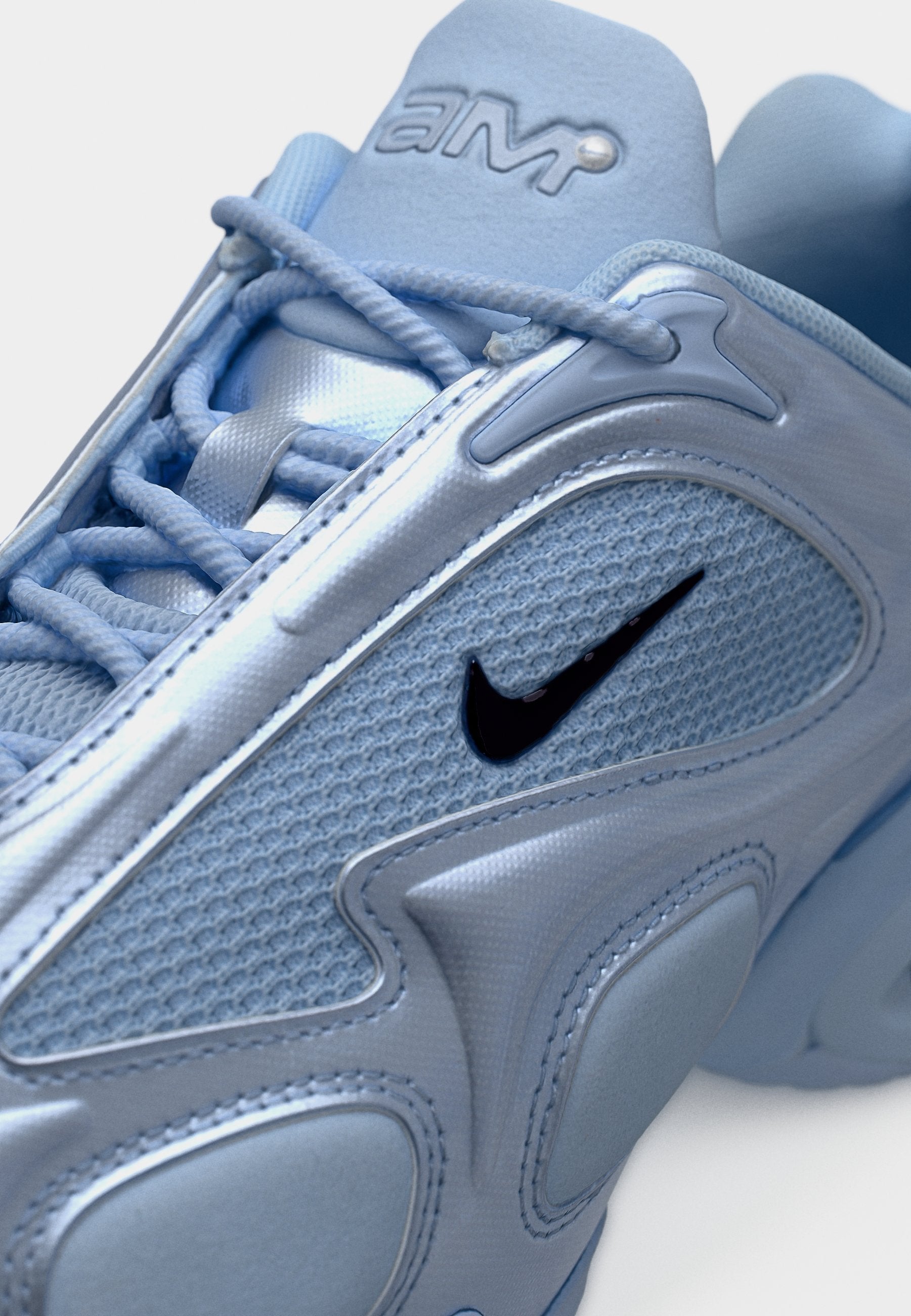 AIR MAX MUSE - Trainers - hydrogen blue/metallic silver-coloured