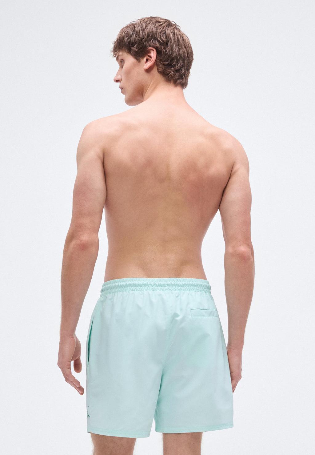 MEDIUM DRAWSTRING WAISTBAND - GRAPHIC MONOGRAM  - Swimming shorts - feel the mint