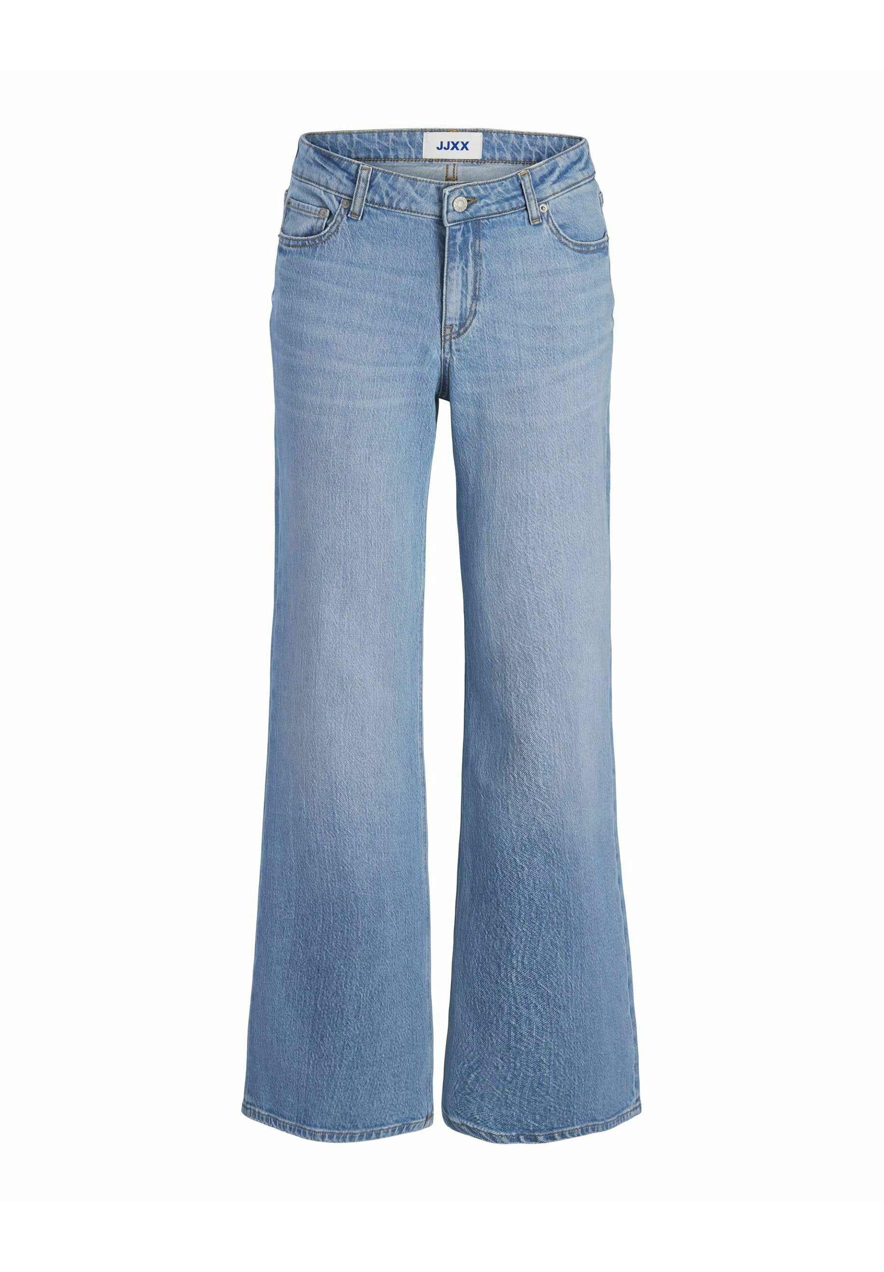Flared fit JXROME MW C381 DNM - Flared Jeans - light blue denim