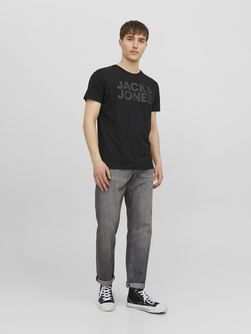 JJECORP LOGO TEE SS O-NECK NOOS - Basic T-shirt - black