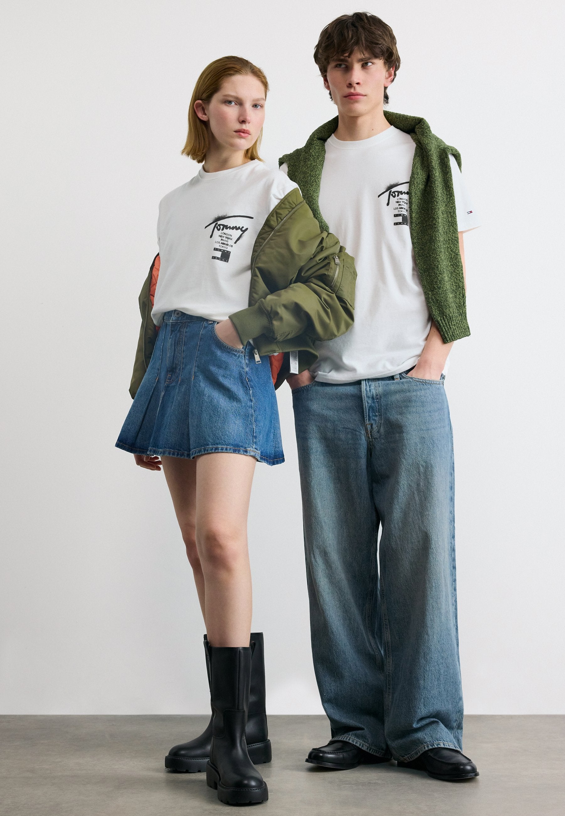 SIGNATURE BACK LOGO JERSEY T-SHIRT - Print T-shirt - ecru