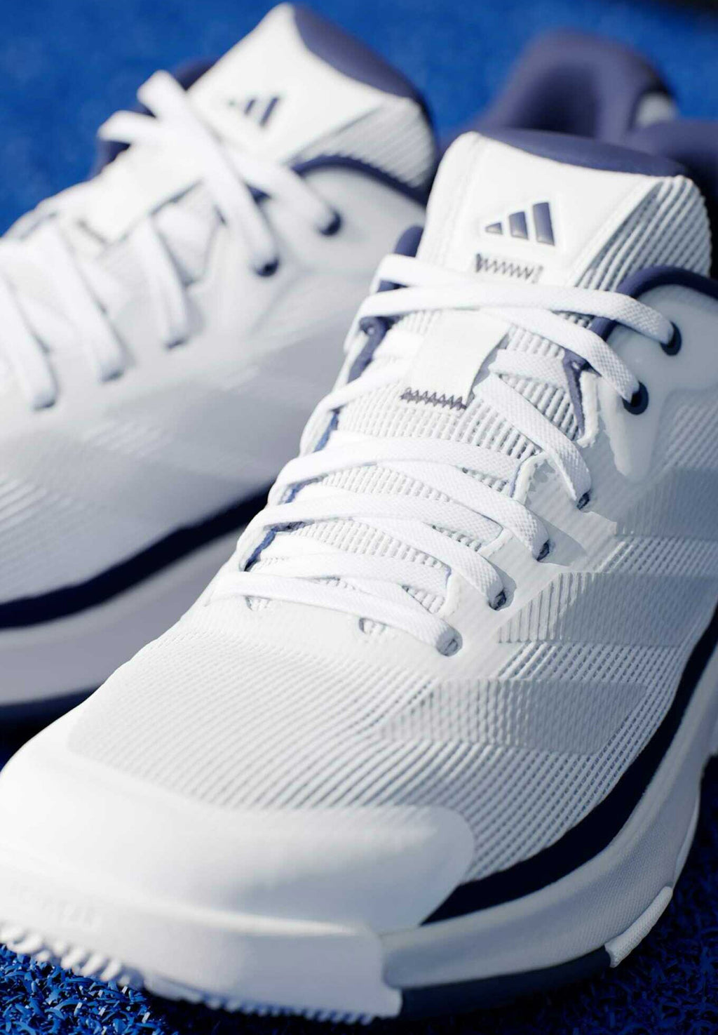 CRAZYQUICK LIGHTSTRIKE PADEL - Padel shoes - cloud white   silver metallic   dark blue