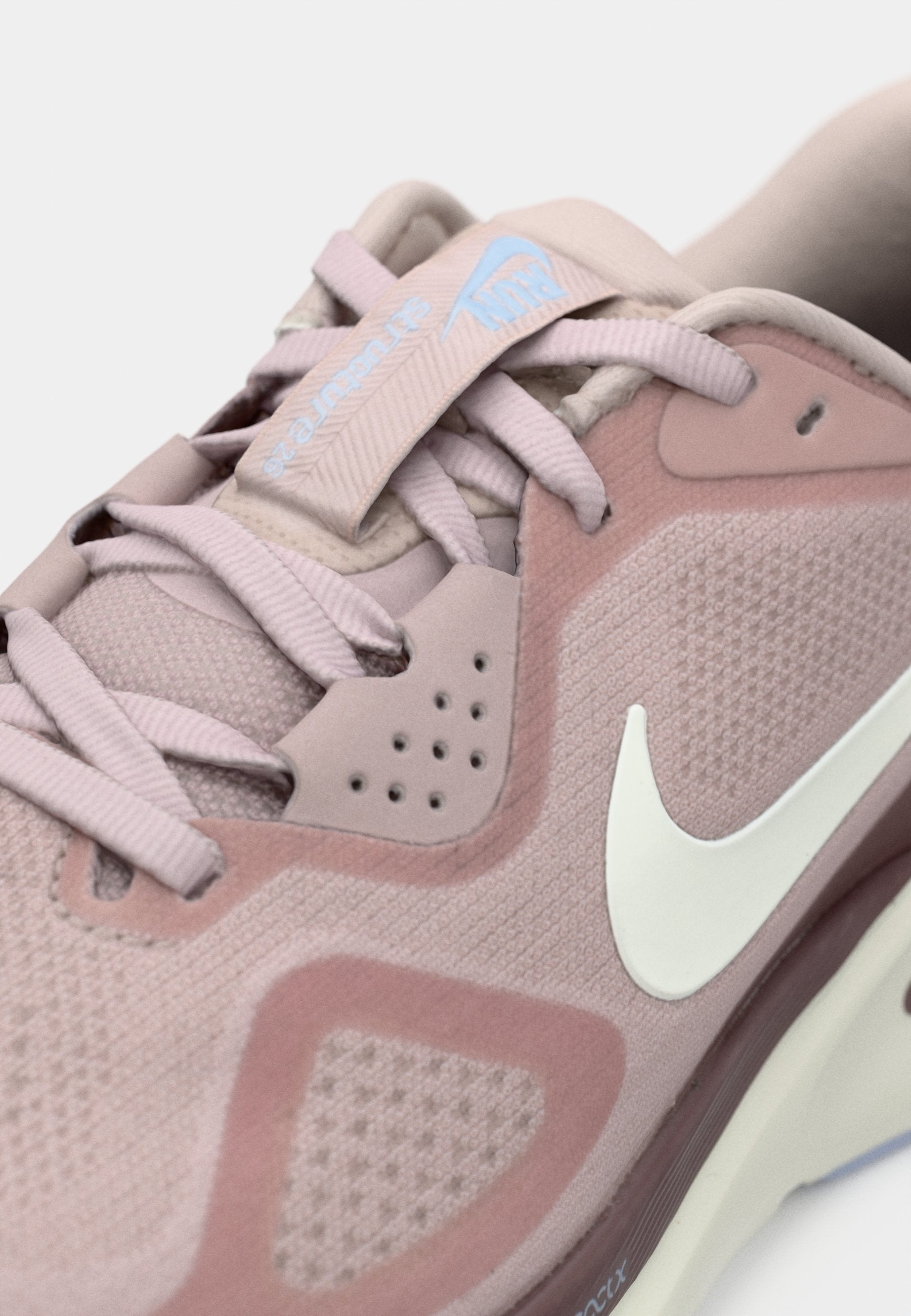 W NIKE STRUCTURE 26 - Road running shoes - particle rose/sail/tattoo/hydrogen blue
