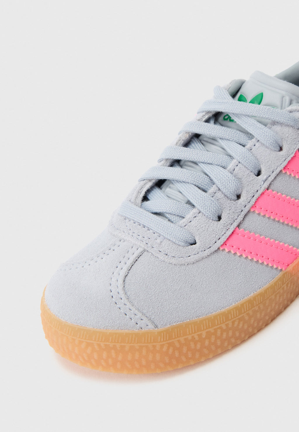 GAZELLE UNISEX - Trainers - silver-coloured/lucid pink/green