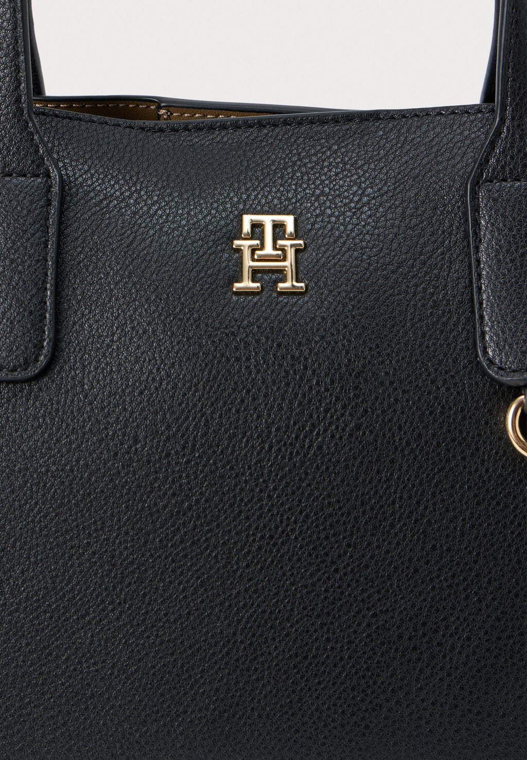 HILFIGER ICON TH MONOGRAM TOTE BAG - Handbag - black