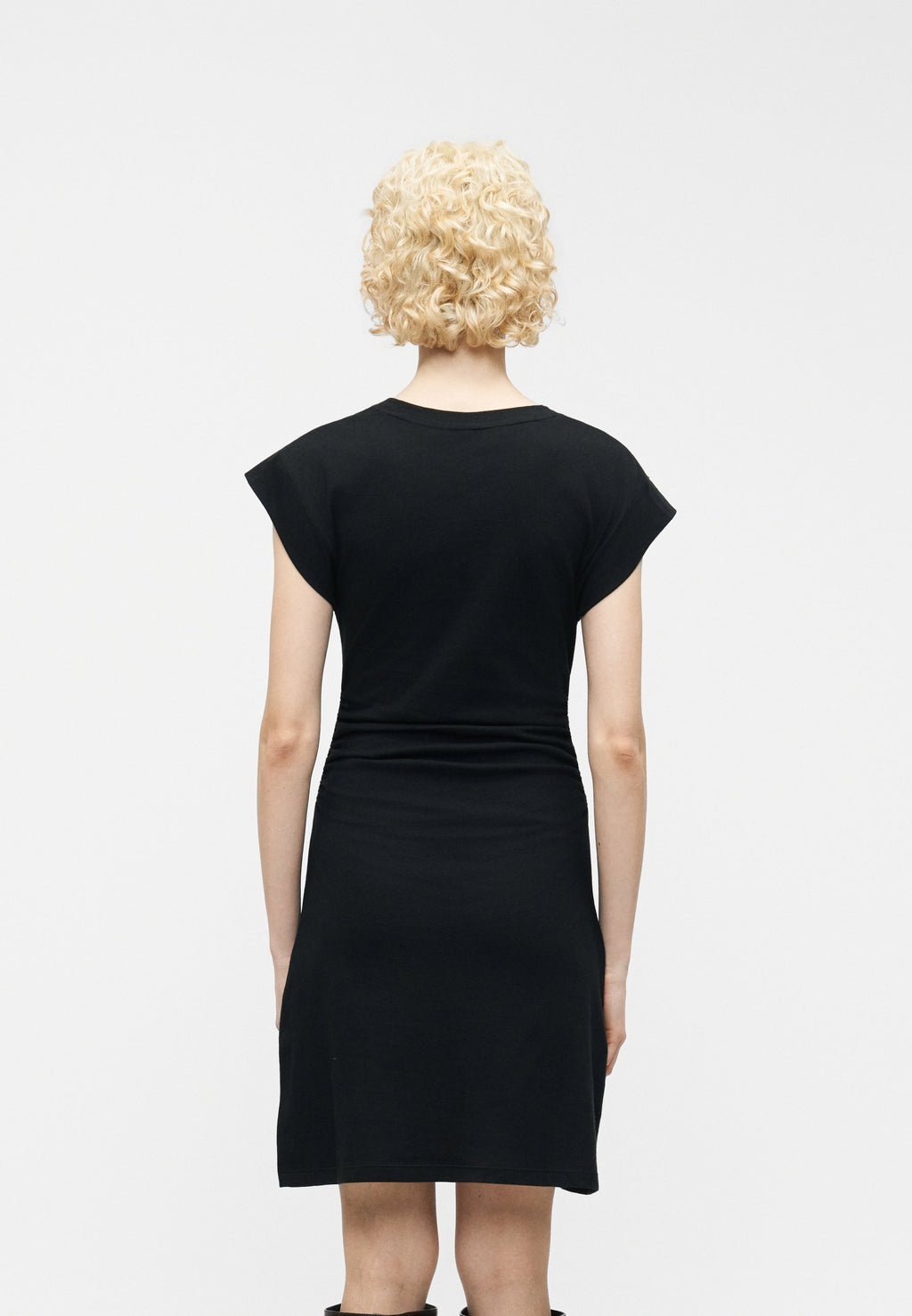 LOGO TEE DRESS - Jersey dress - true black