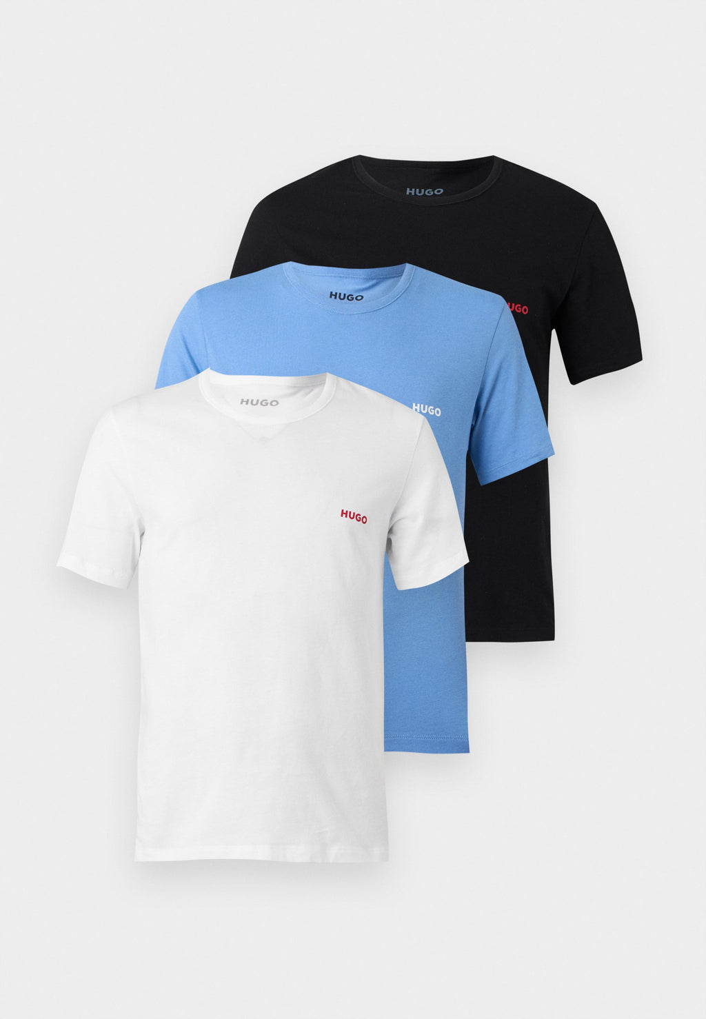 3 PACK - Undershirt - white, blue, dark blue