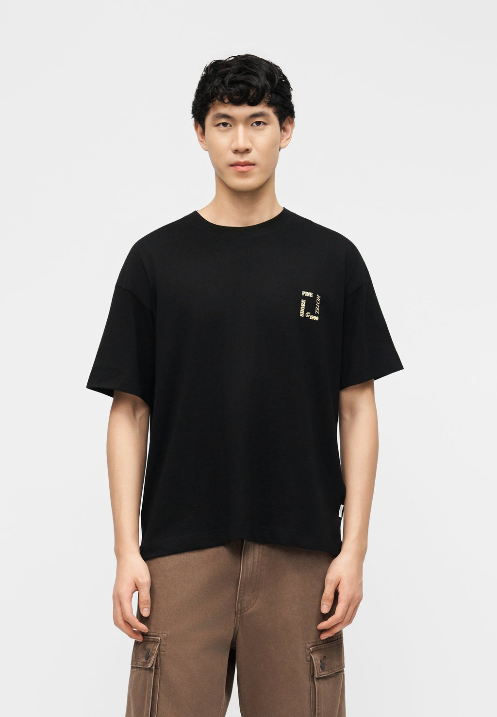 T- - Print T-shirt - black