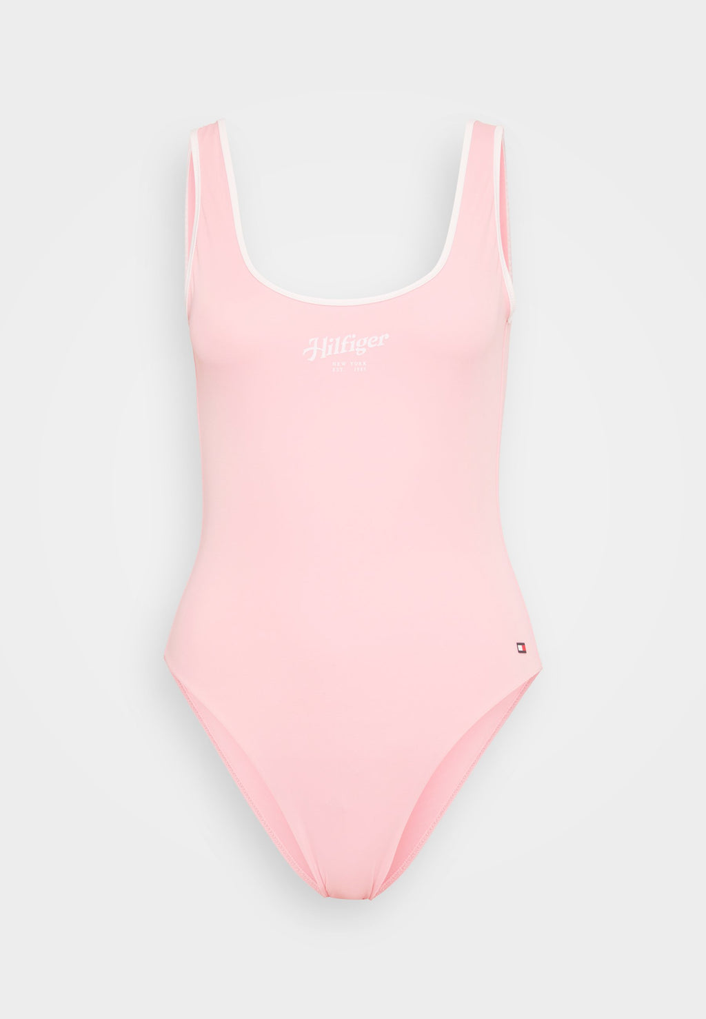 ESSENTIALS ONE PIECE LOGO - Swimsuit - carnation pink