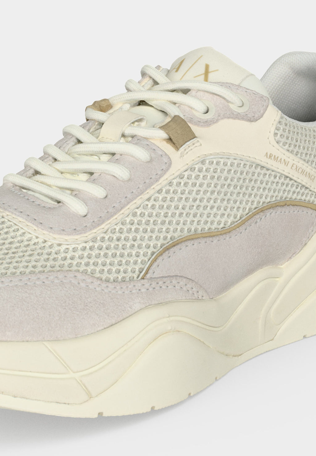Trainers - white/pale gold-coloured