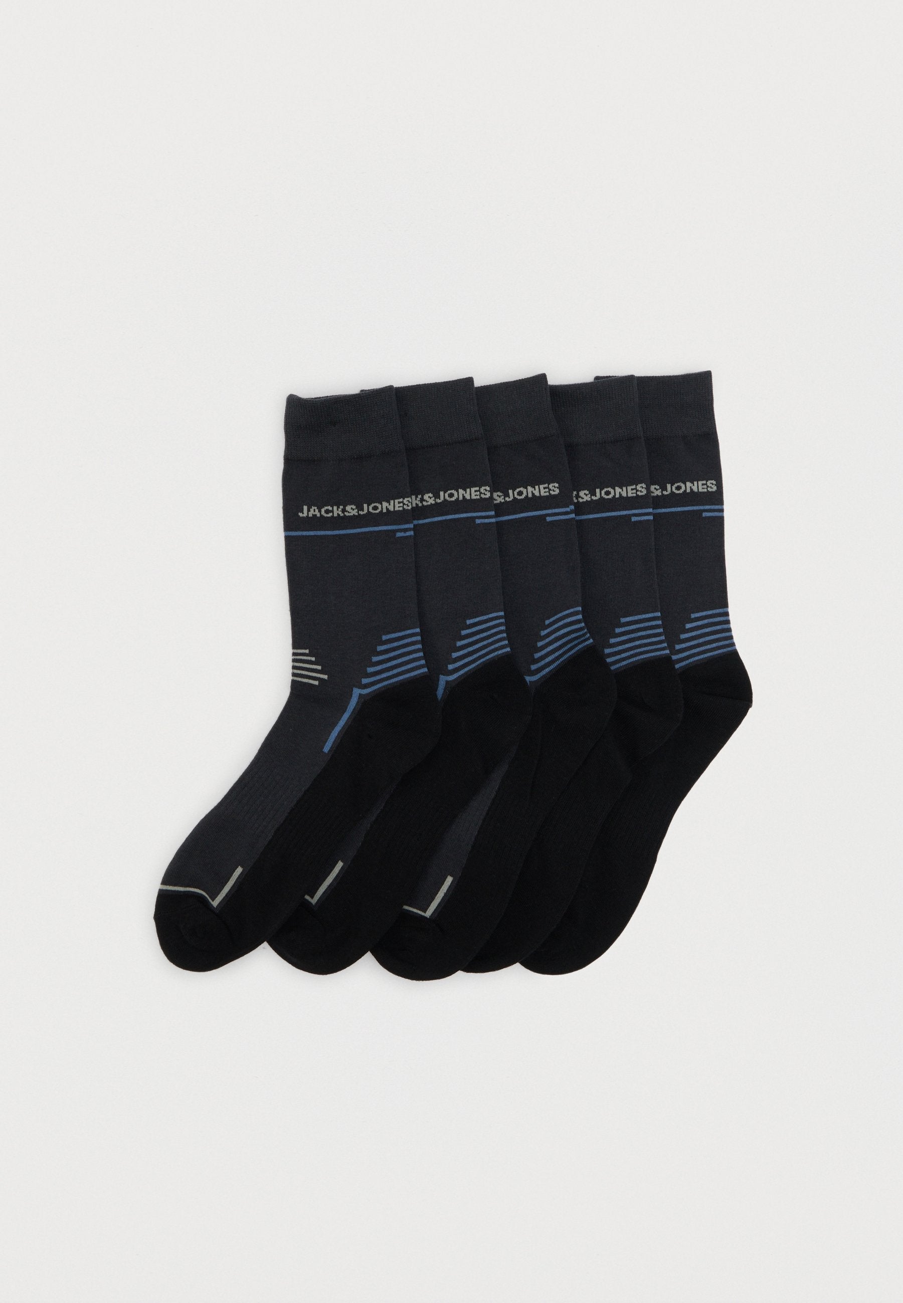 JACWALTER TENNIS 5 PACK - Socks - asphalt