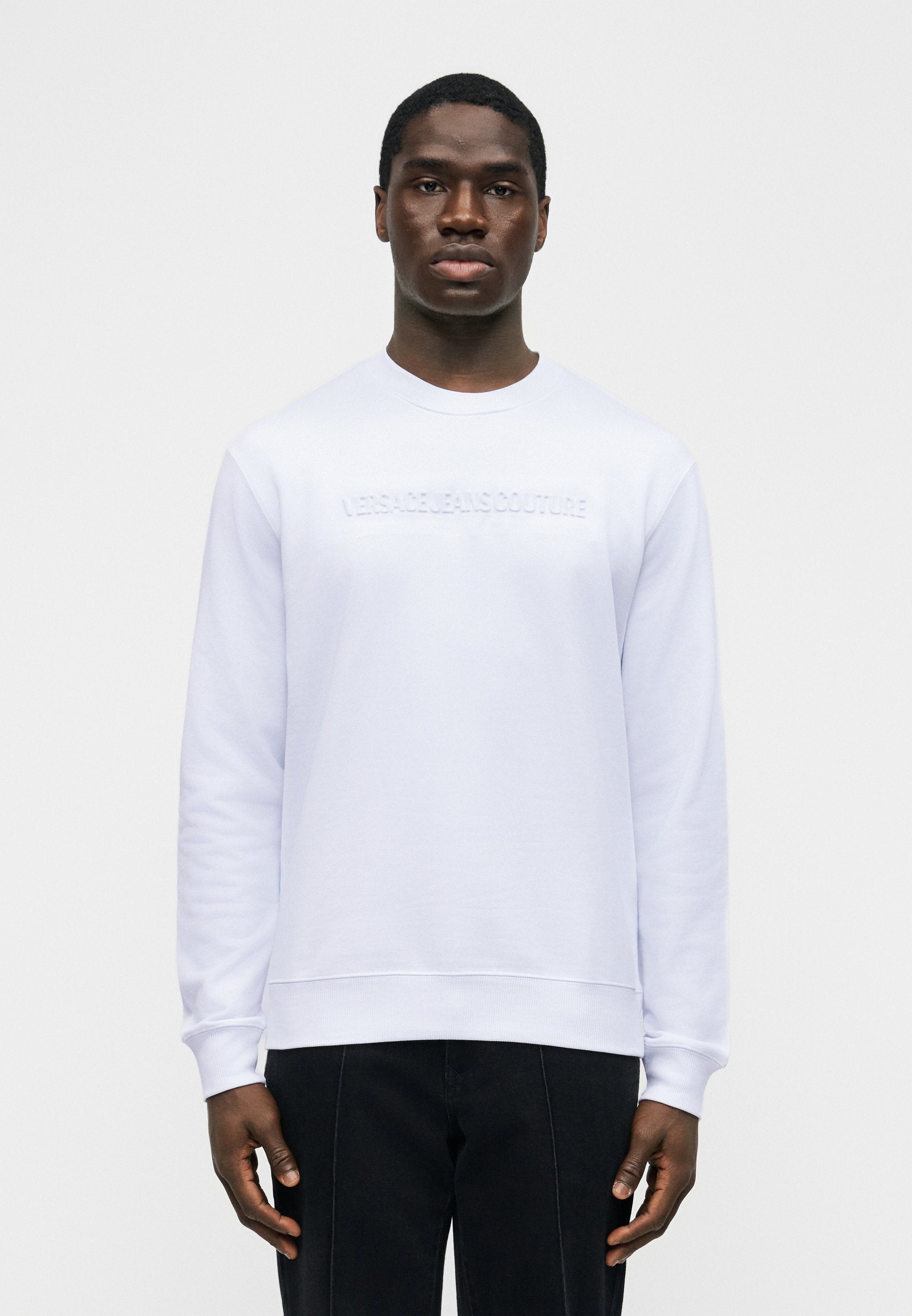 EMBOSSED - Sweatshirt - white