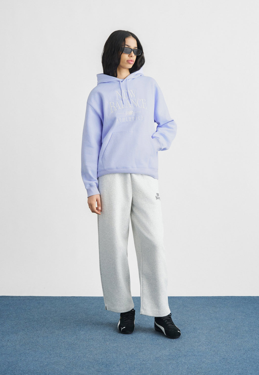 LINEAR HERITAGE HOODIE - Hoodie - lilac