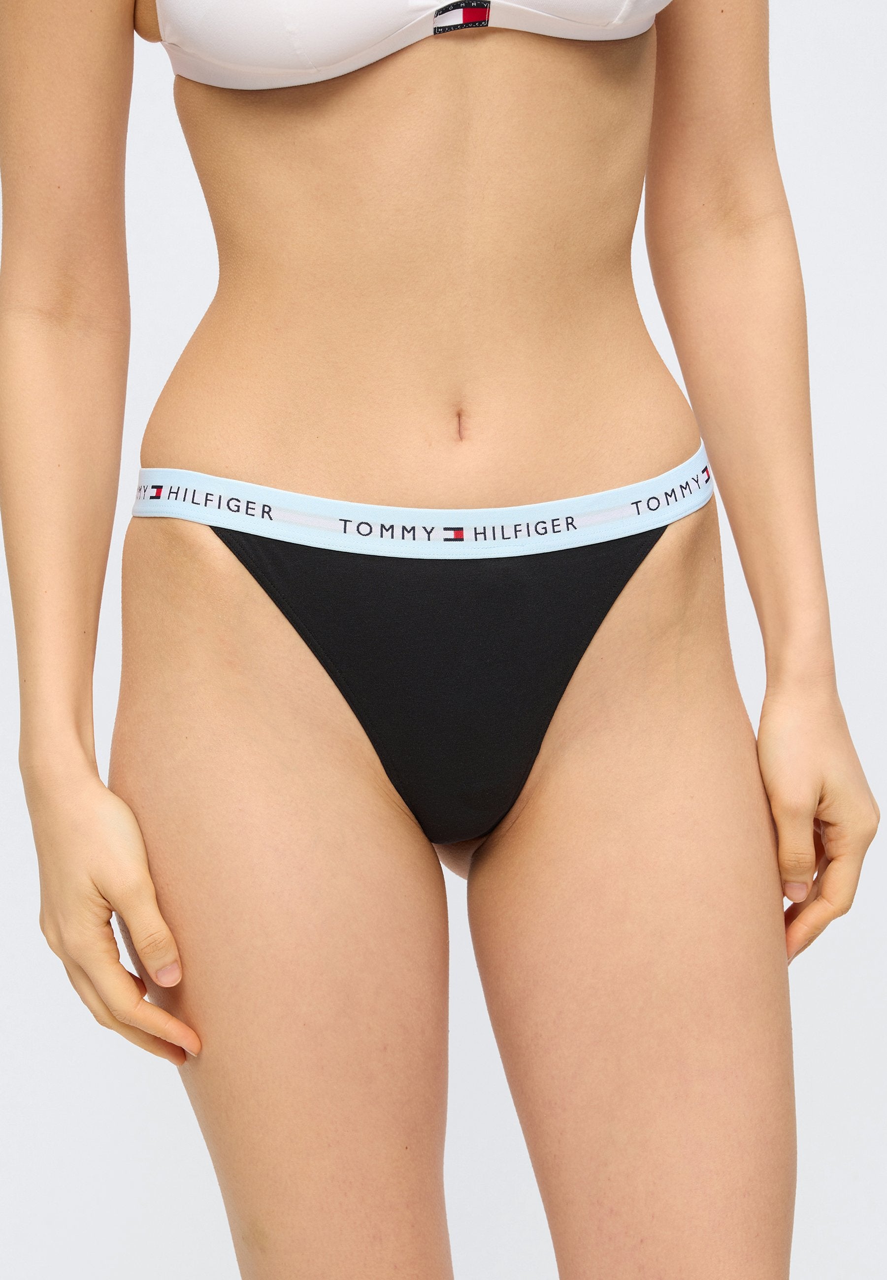 5-PACK ESSENTIAL LOGO WAISTBAND TANGA THONGS - Thong - pink/blue/white/red/twilight