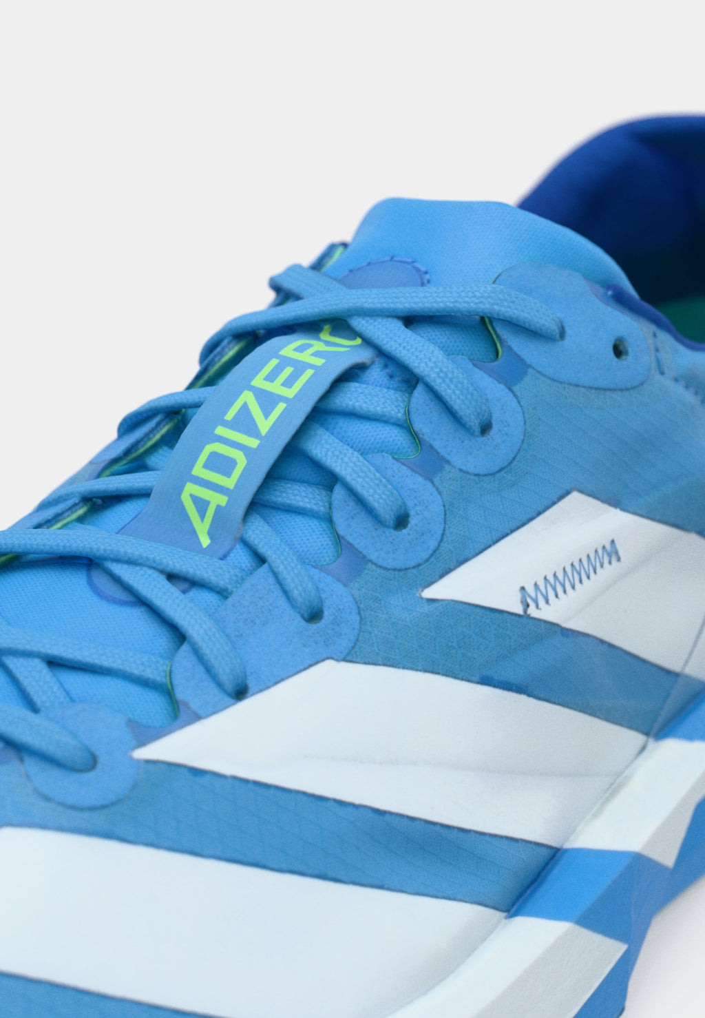 ADIZERO ADIOS 9 - Chaussures de running sur route - bleu/blanc/citron vert