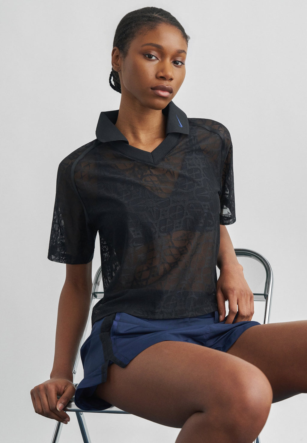 STREET  - Polo shirt - black/midnight navy
