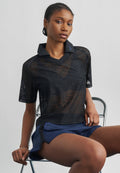 STREET  - Polo shirt - black/midnight navy