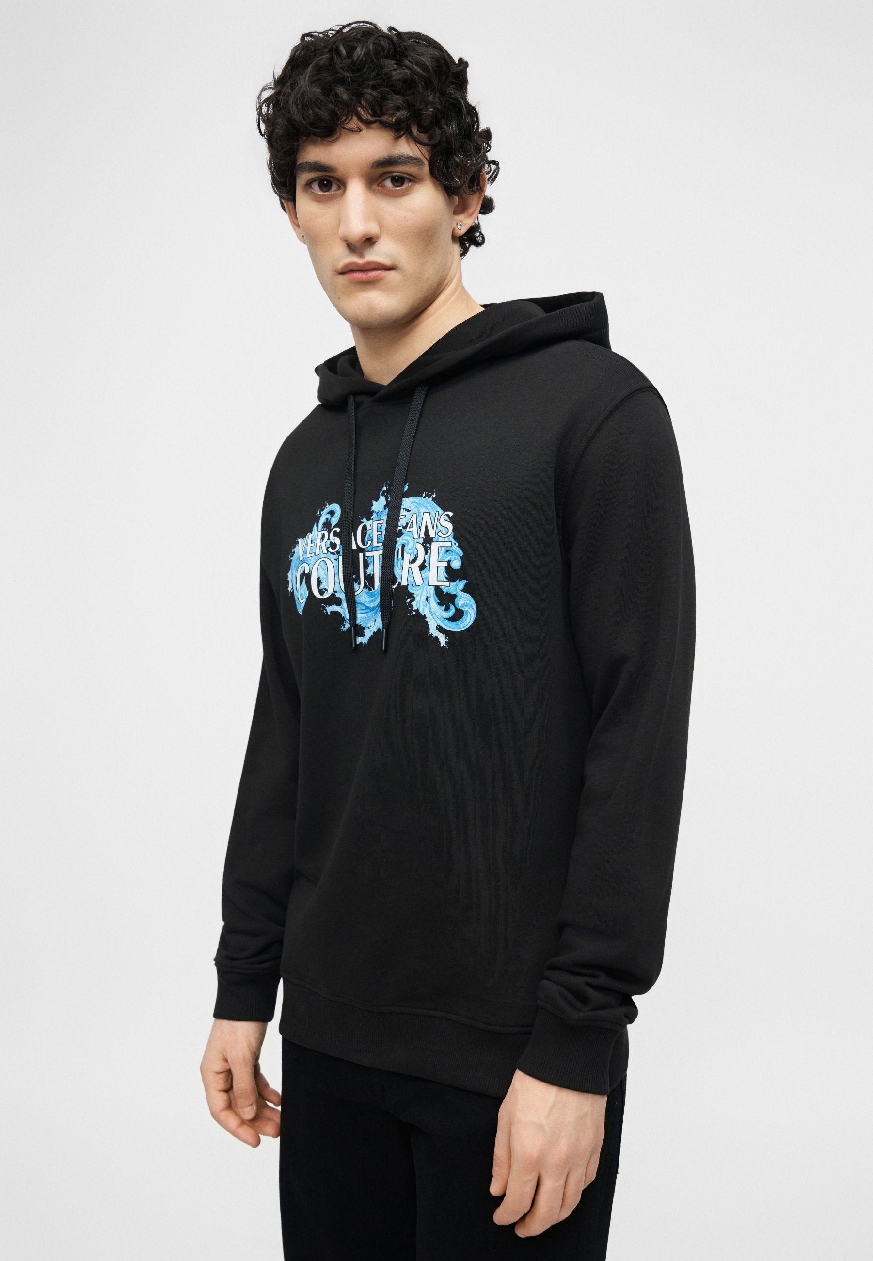 HOODIE BAROQUE WAVE - Hoodie - black
