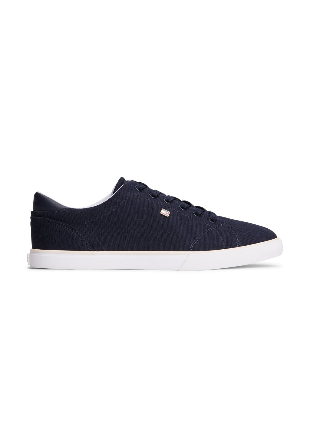 LOW PROFILE CANVAS LACE-UP TRAINERS - Trainers - space blue