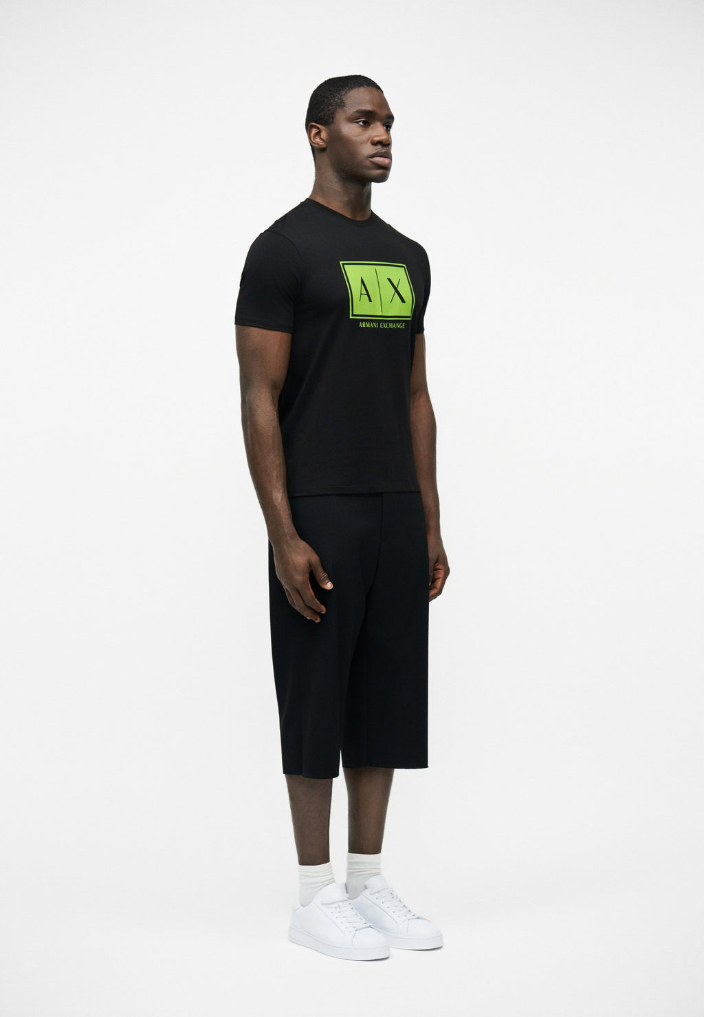 Print T-shirt - black