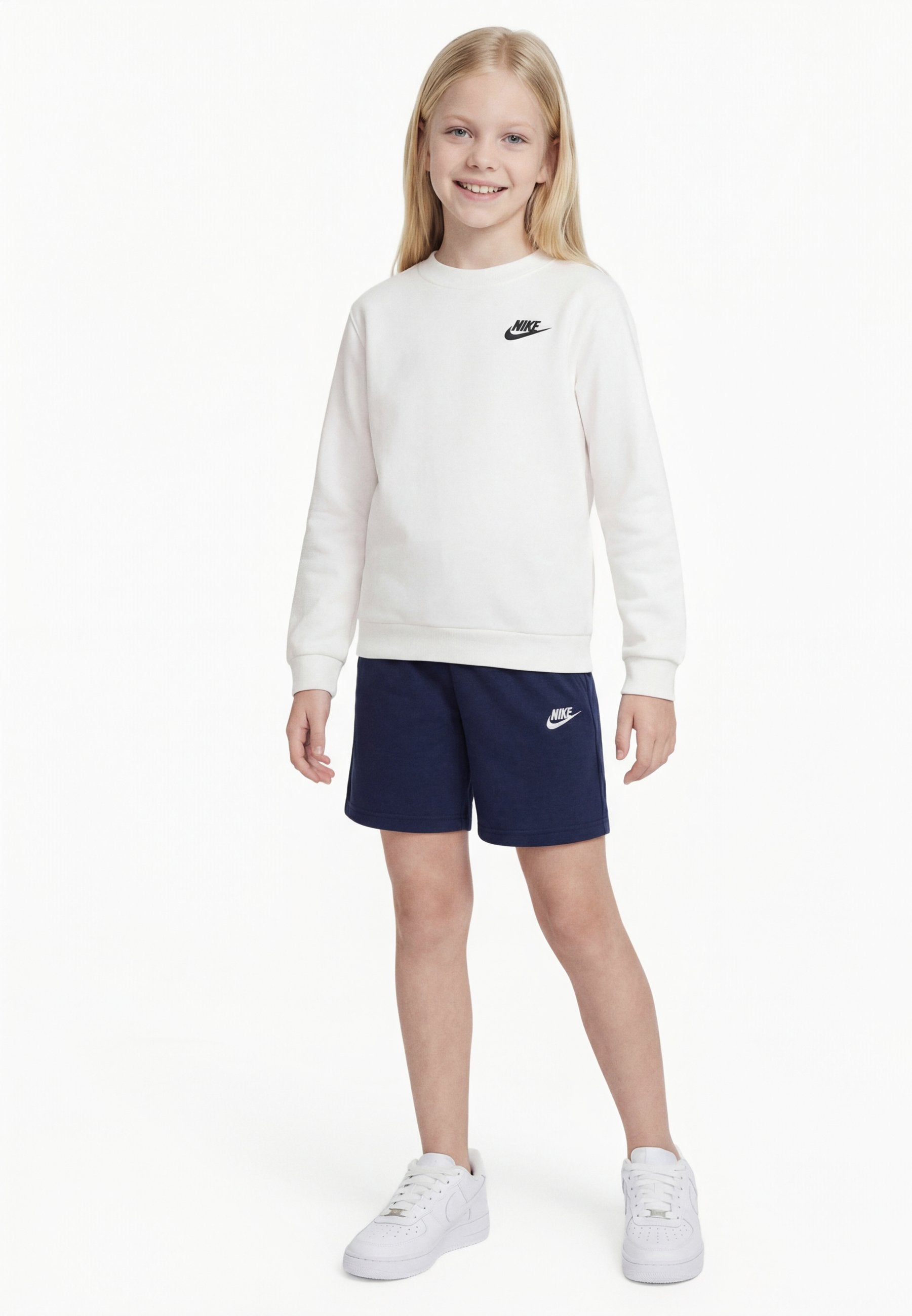 CLUB UNISEXE - Short - bleu marine/blanc