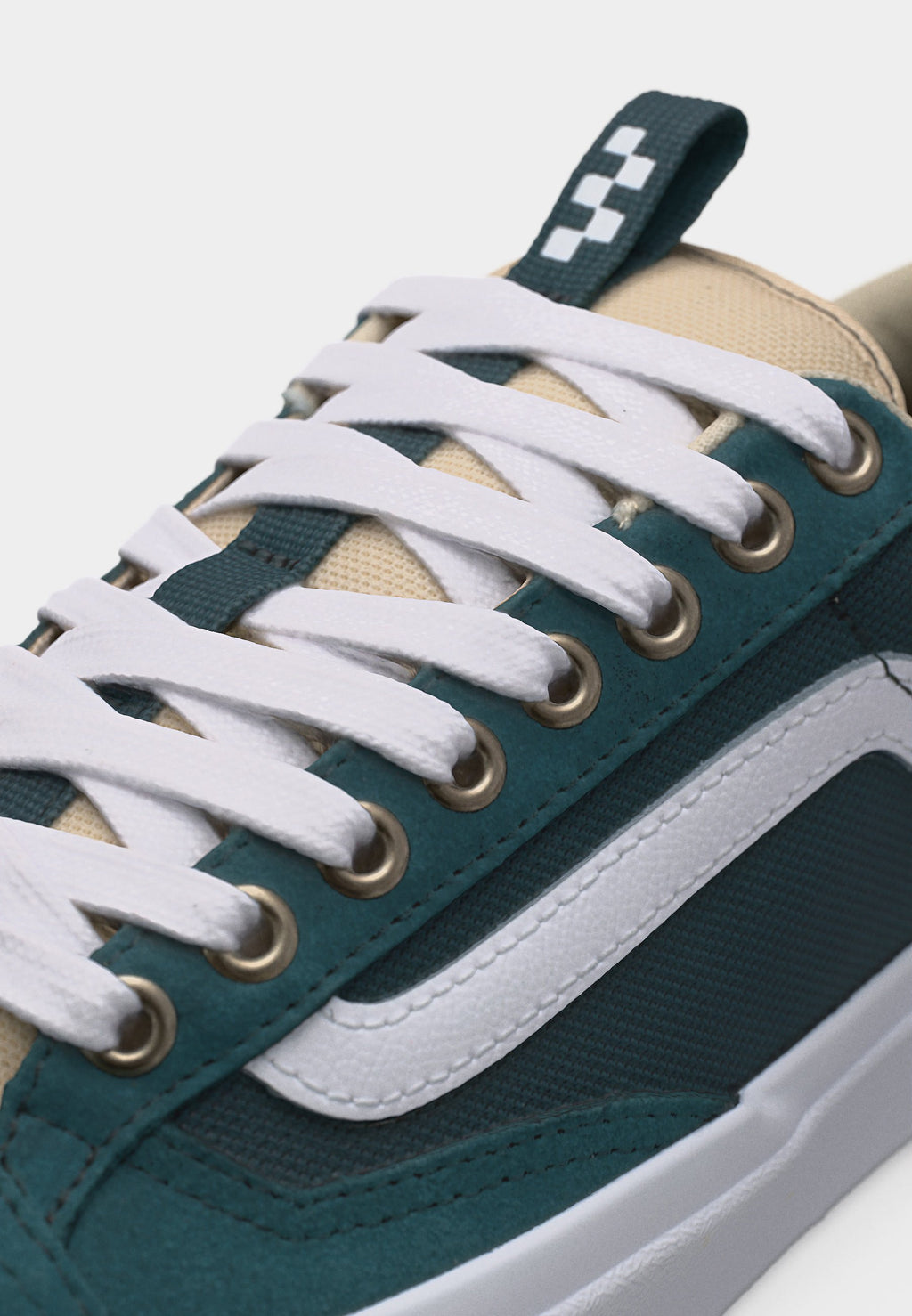 SKATE OLD SKOOL 36 UNISEXE - Baskets - avoine/bleu sarcelle profond