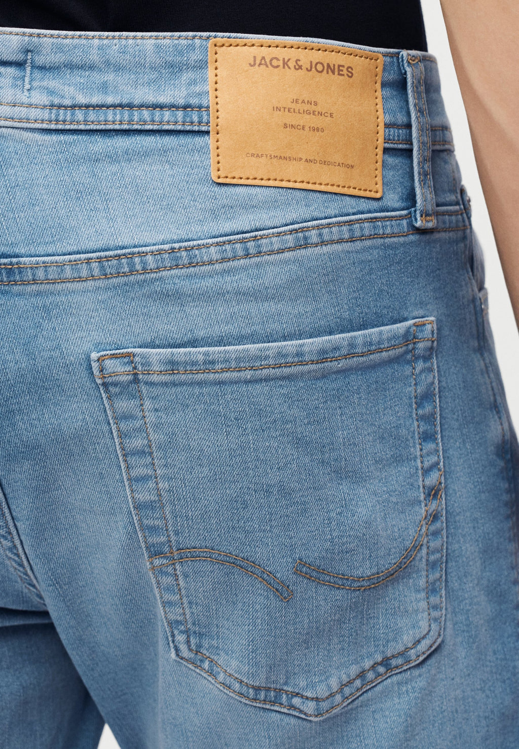 JJIPETE JJORIGINAL - Slim fit jeans - blue denim