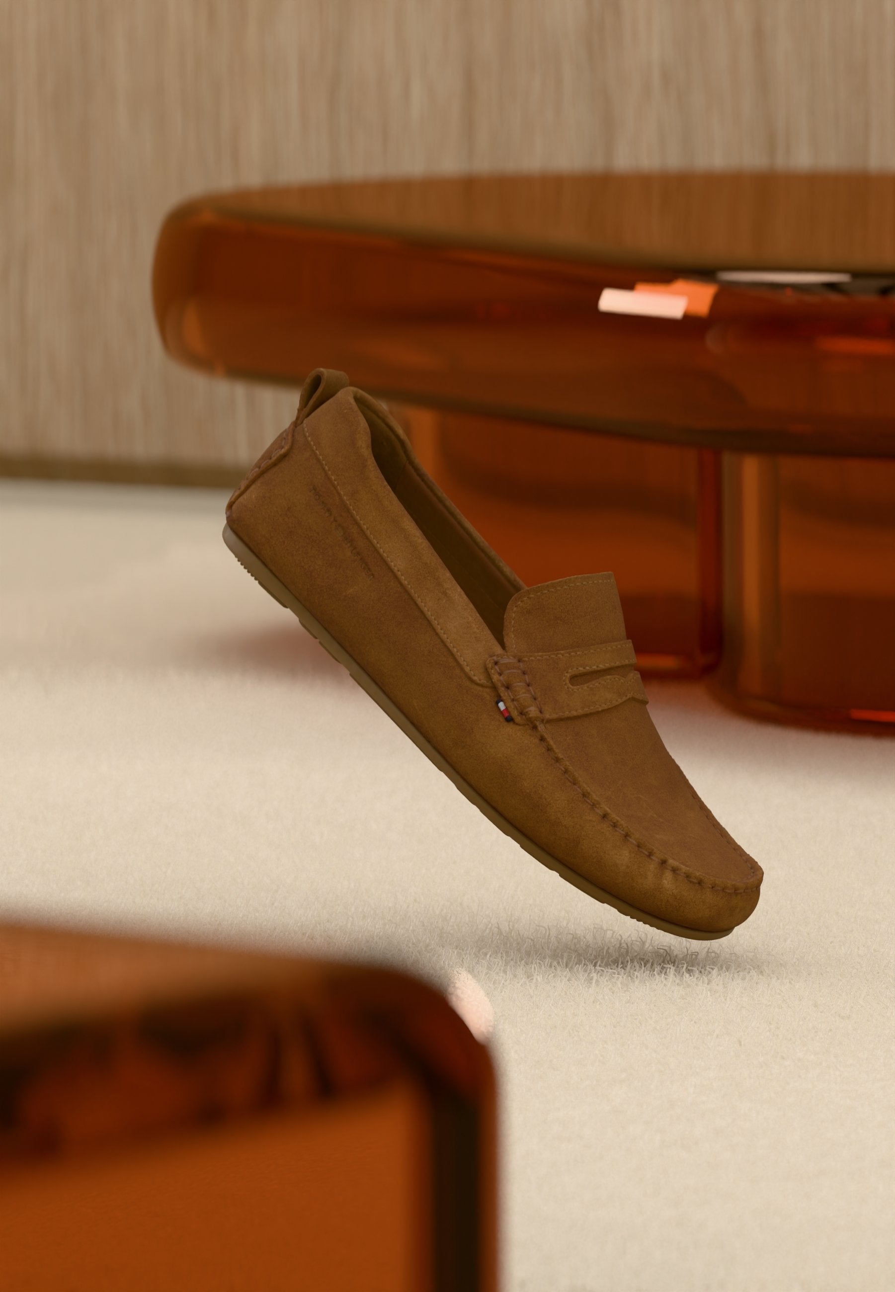 SUEDE CLEAT DRIVER SHOES - Moccasins - coconut grove