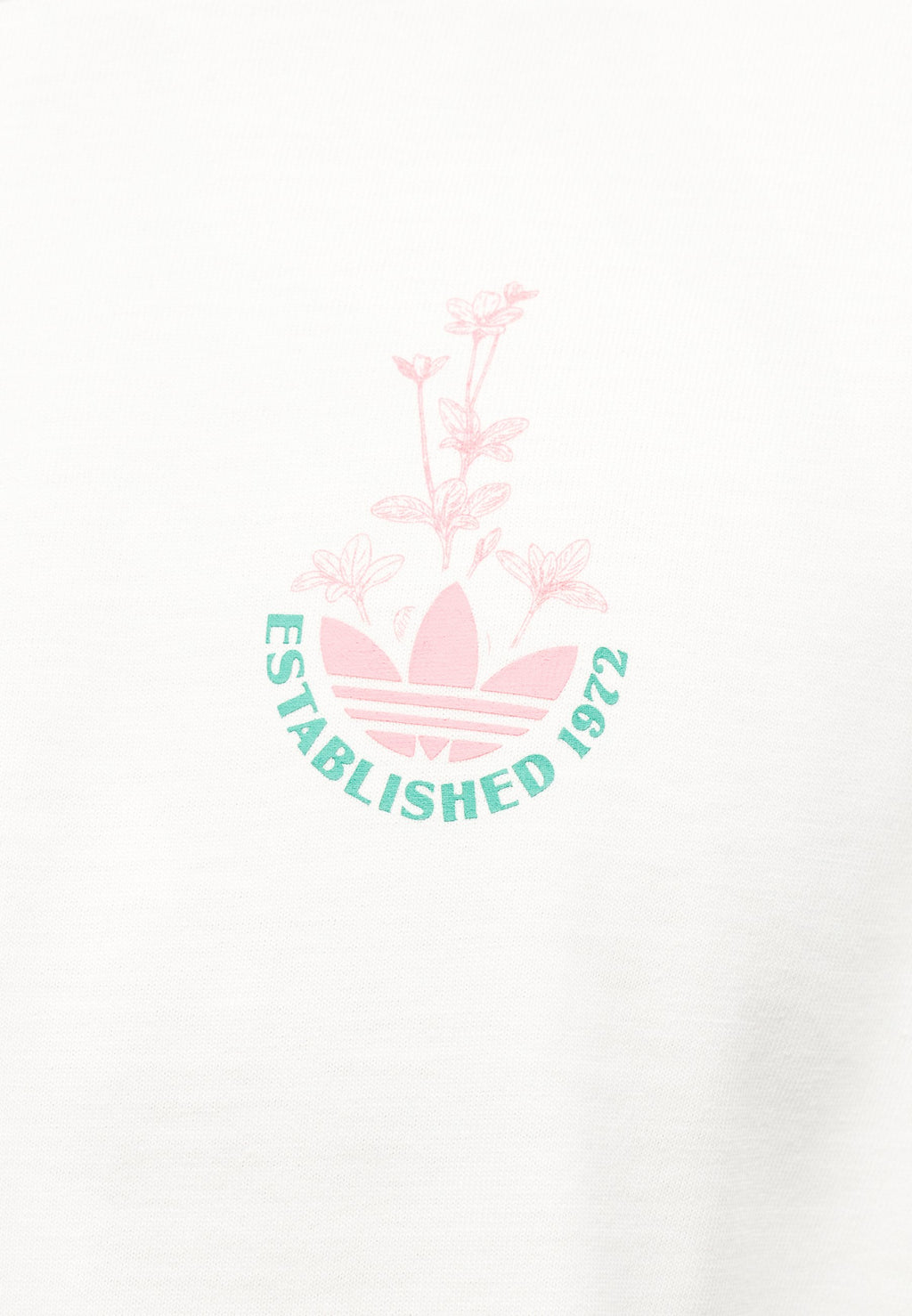 BOTANICAL GRAPHIC OVERSIZED TEE UNISEX - Print T-shirt - white