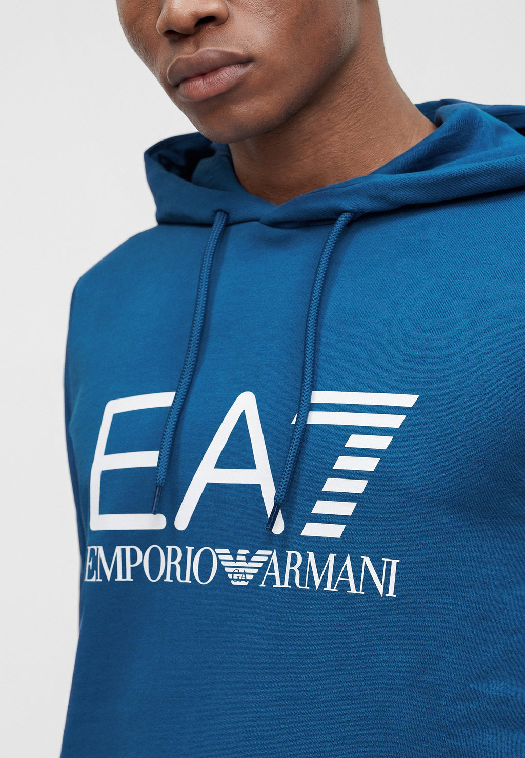 TRAIN CORE BIG LOGO HOODIE COFT - Hoodie - dark blue
