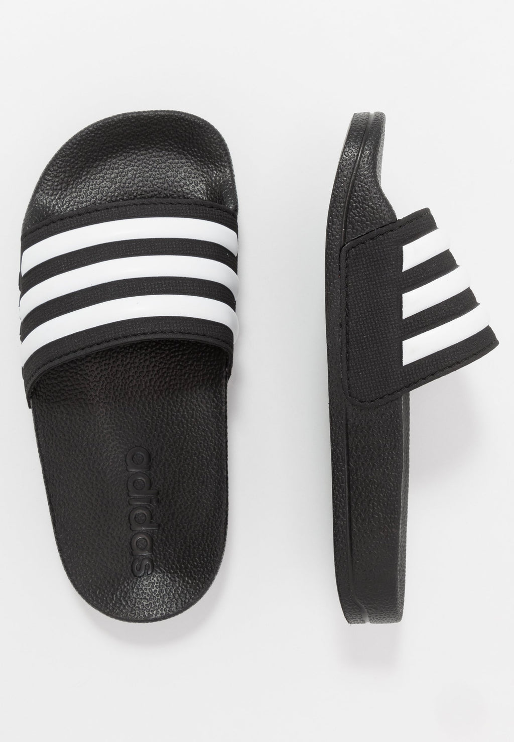 ADILETTE SHOWER UNISEX - Pool slides - core black/footwear white