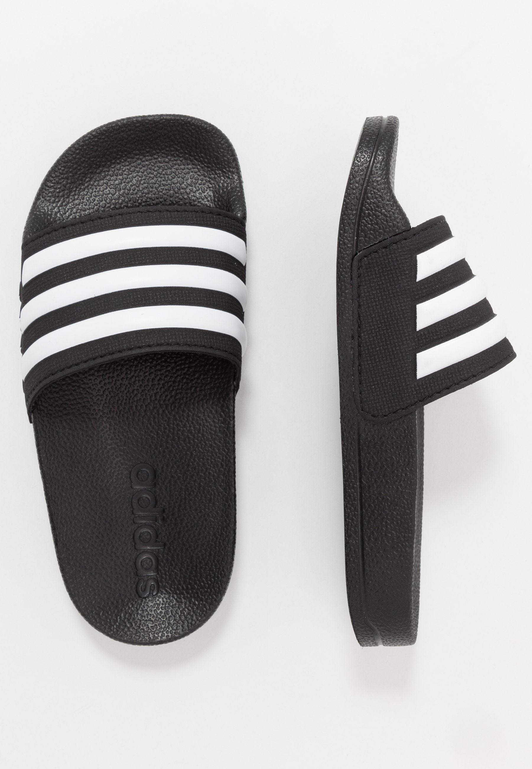 ADILETTE SHOWER UNISEX - Pool slides - core black/footwear white