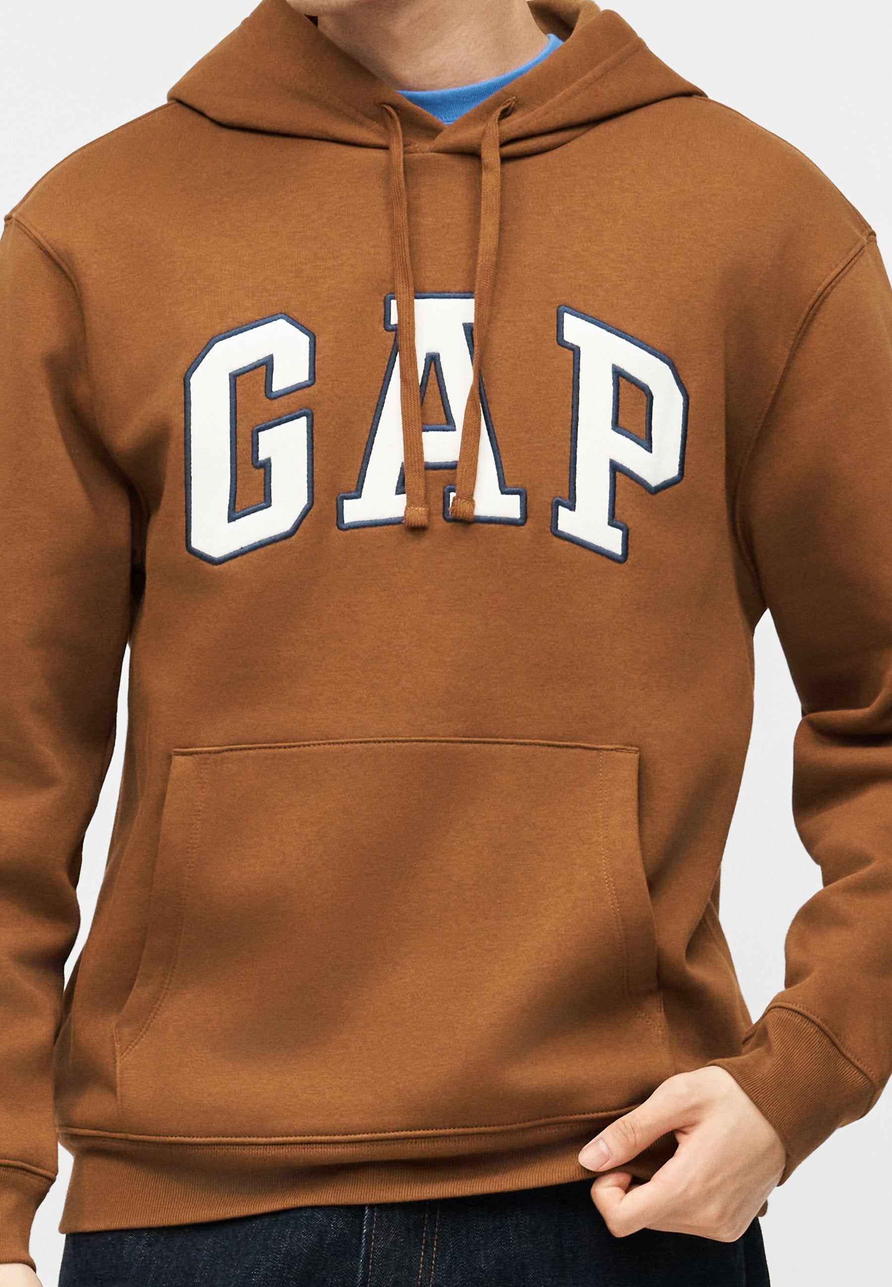 HERITAGE LOGO - Hoodie - rich ginger