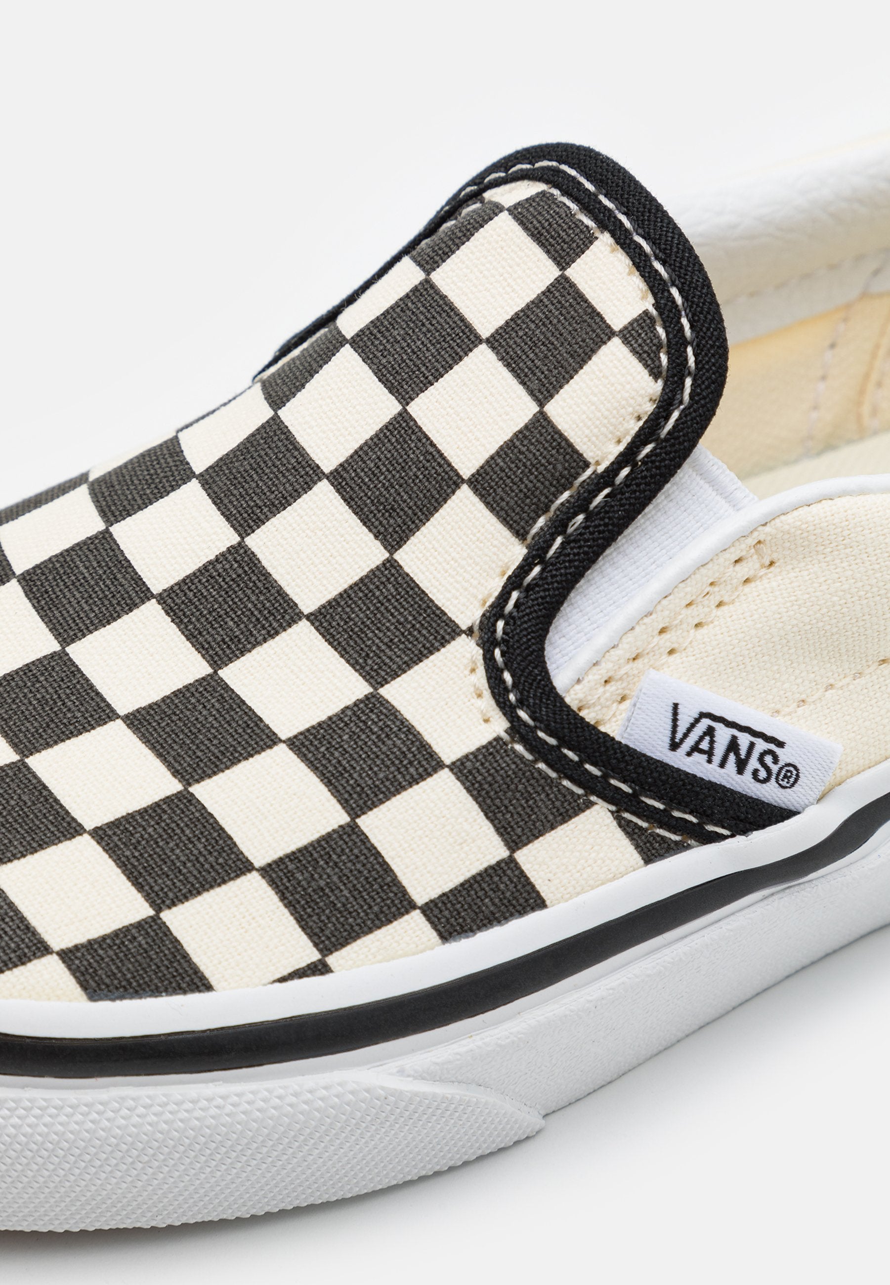 CLASSIC SLIP ON UNISEX - Slip-ons - black/white