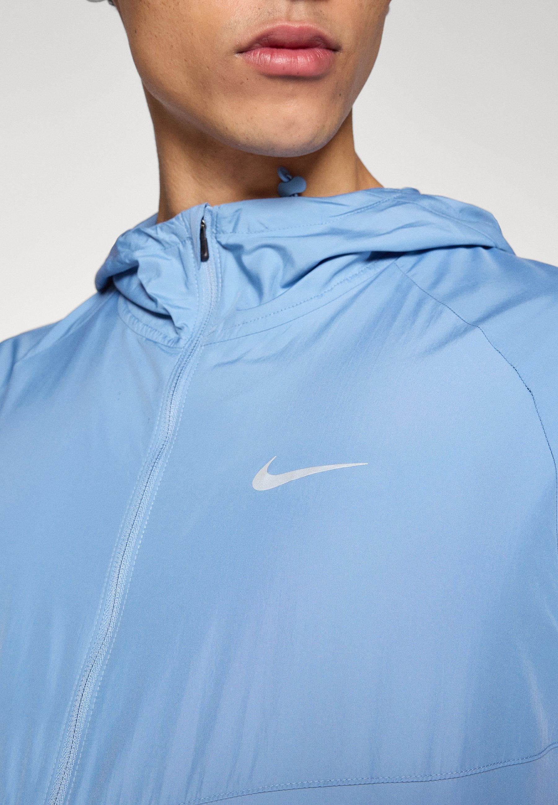 Running jacket - work blue/reflective silver-coloured