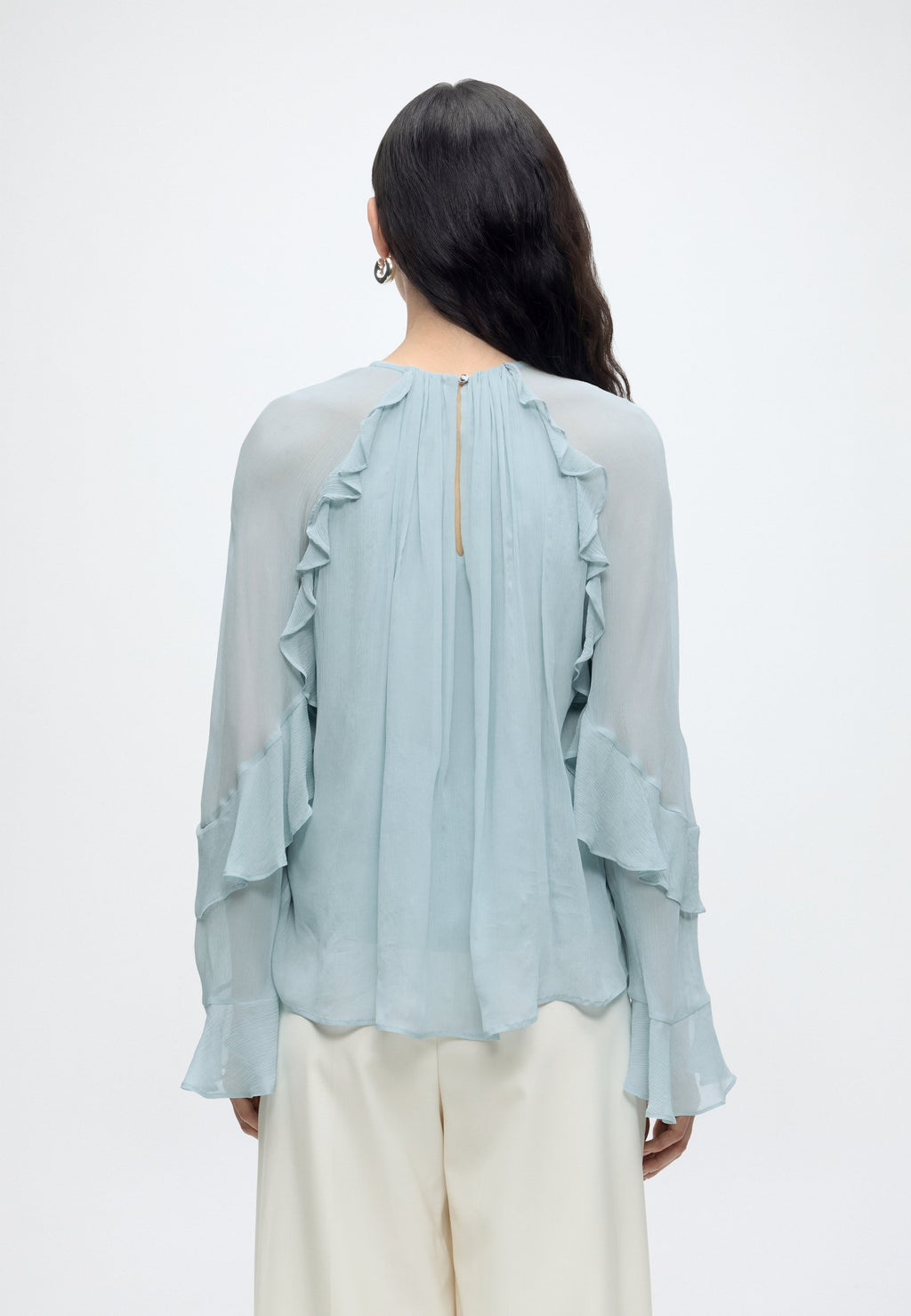 BRADIA - Blouse - open green