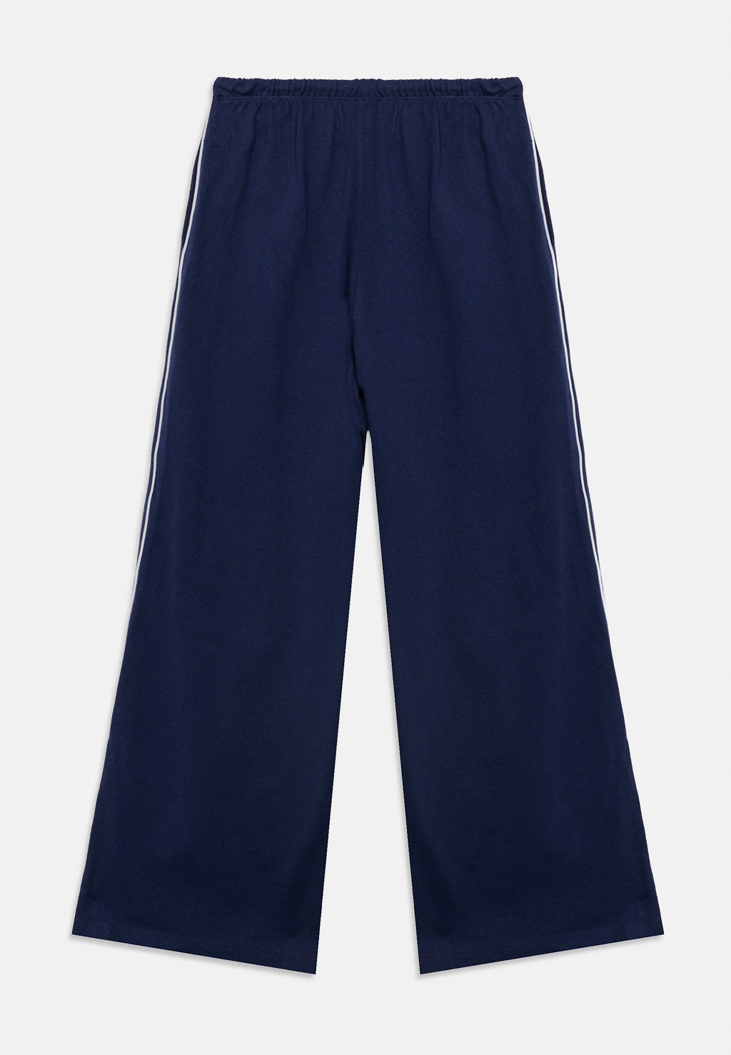 VARSITY WIDE LEG - Tracksuit bottoms - military blue