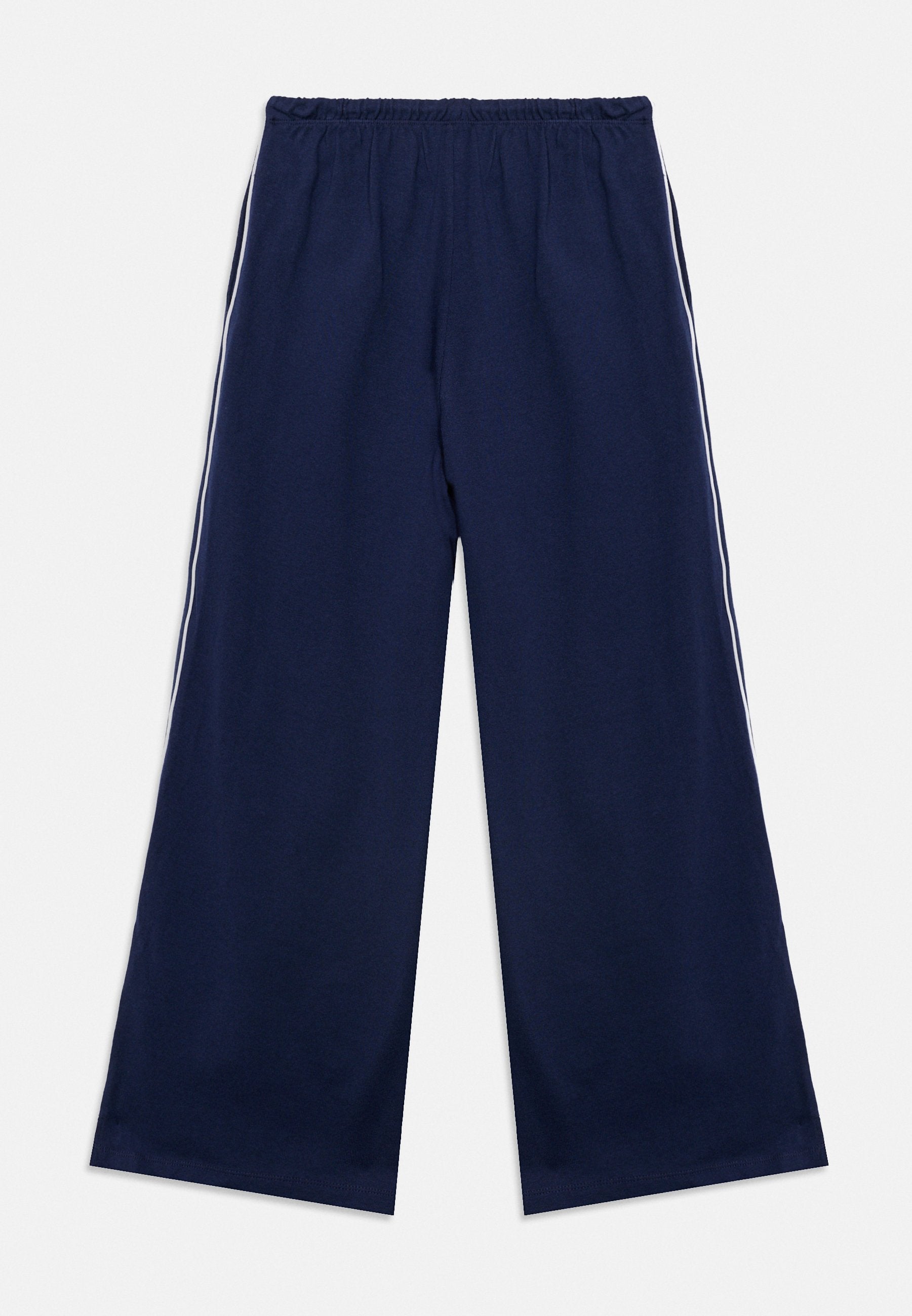 VARSITY WIDE LEG - Tracksuit bottoms - military blue