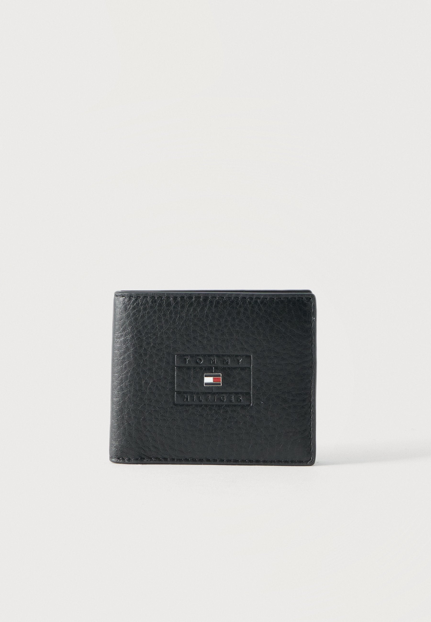CASUAL LEATHER BIFOLD CREDIT CARD WALLET - Wallet - black
