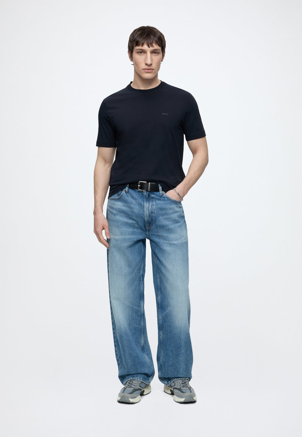 THOMPSON - Basic T-shirt - dark blue
